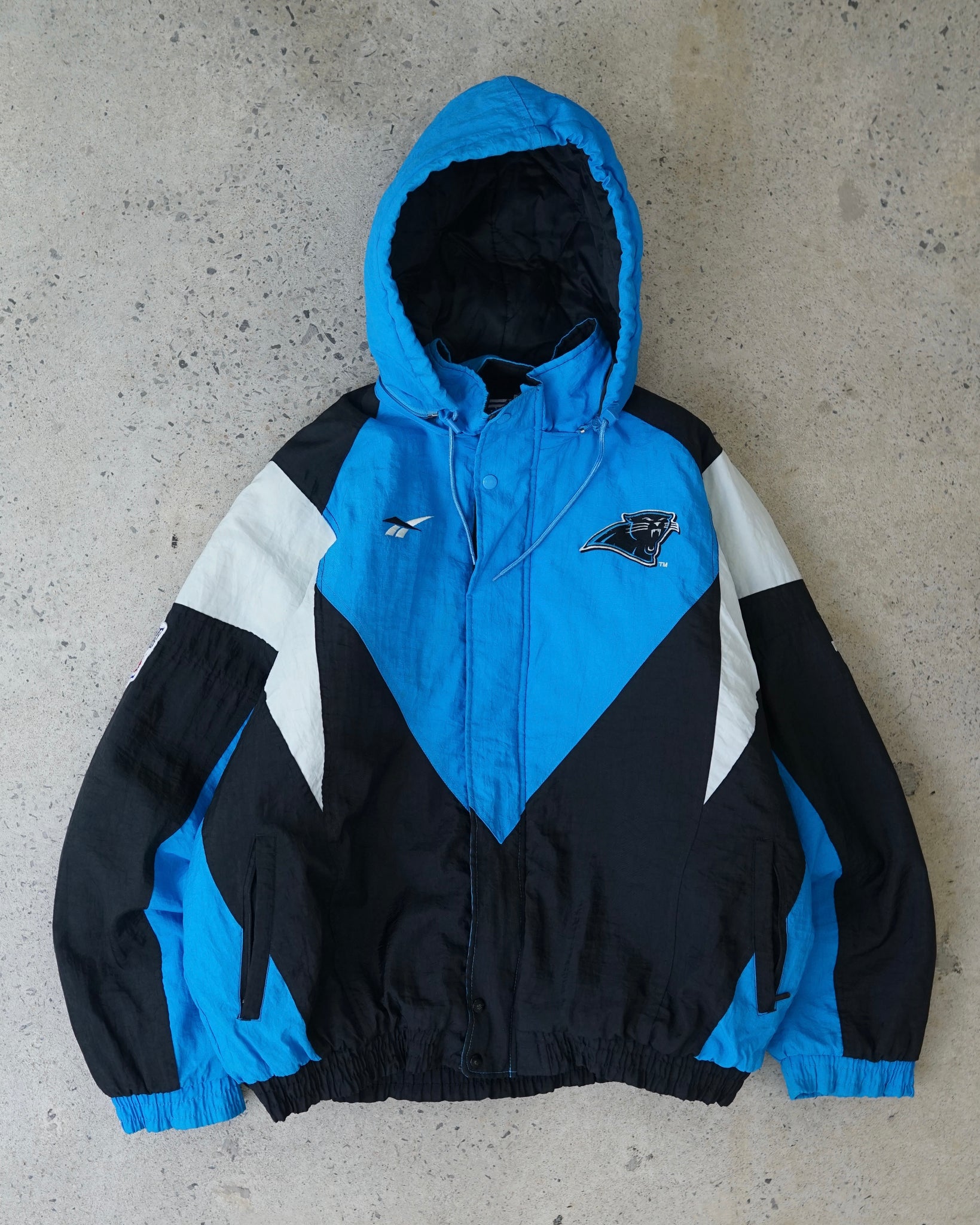 carolina panthers reebok nfl jacket