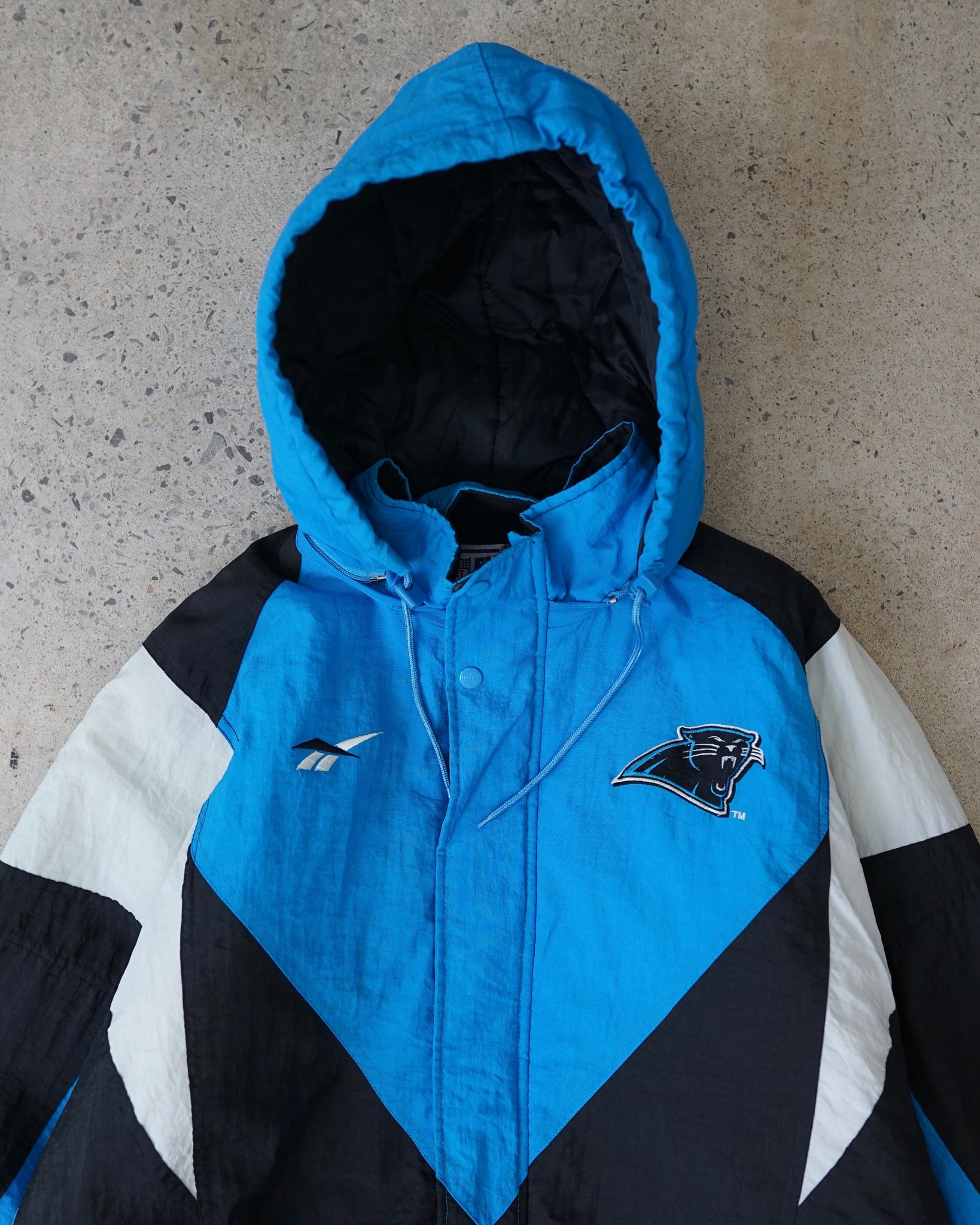 carolina panthers reebok nfl jacket