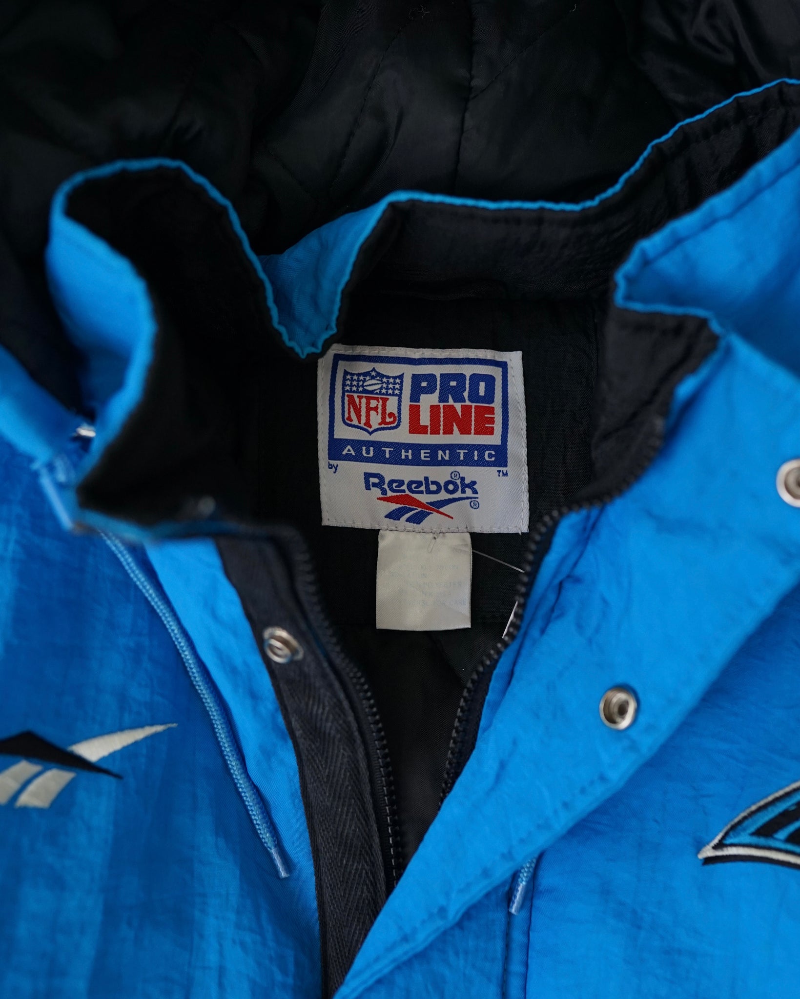 carolina panthers reebok nfl jacket