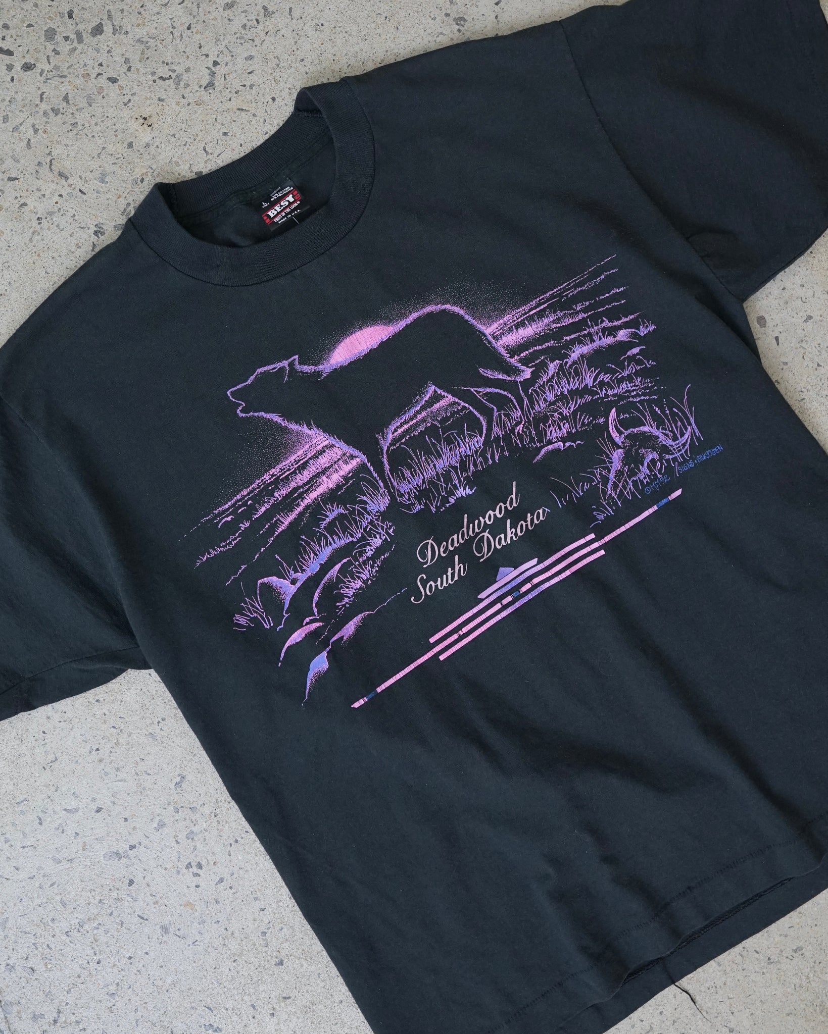 deadwood south dakota 1992 t-shirt