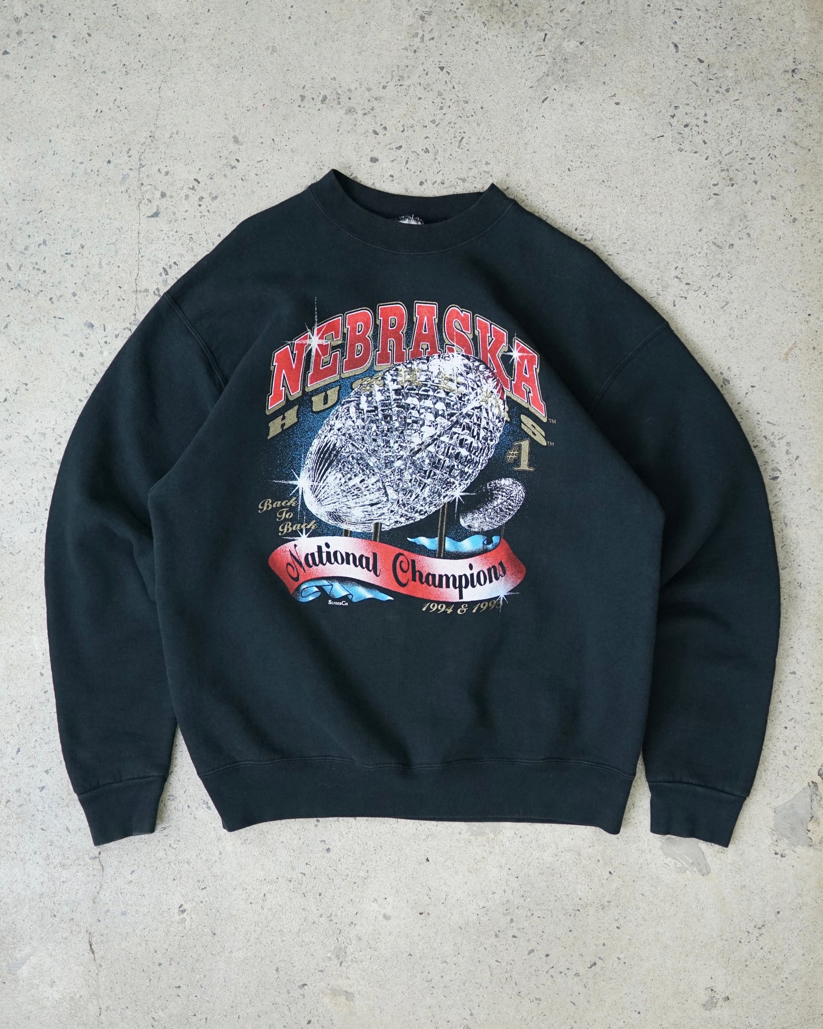 nebraska huskers crewneck - large