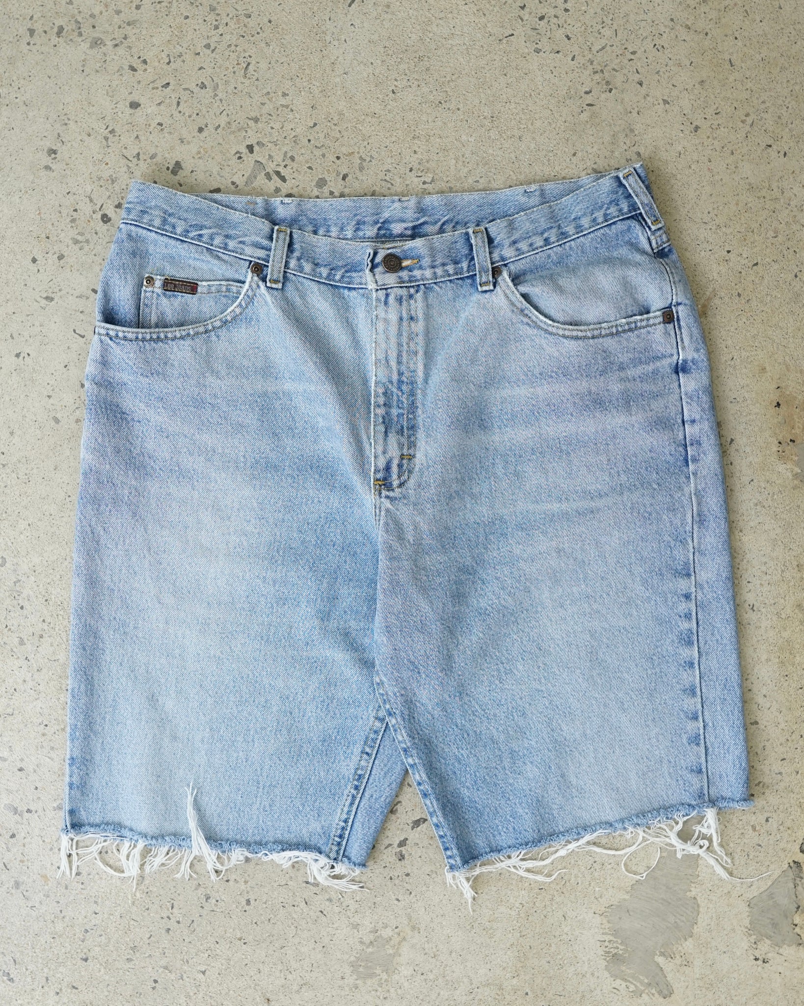 lee cut-off jean shorts