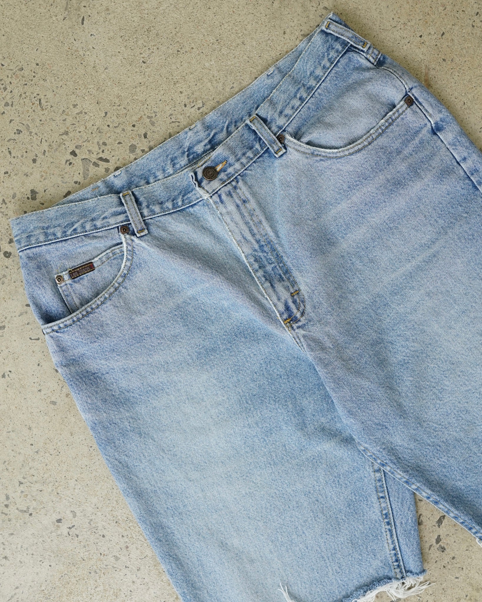 lee cut-off jean shorts