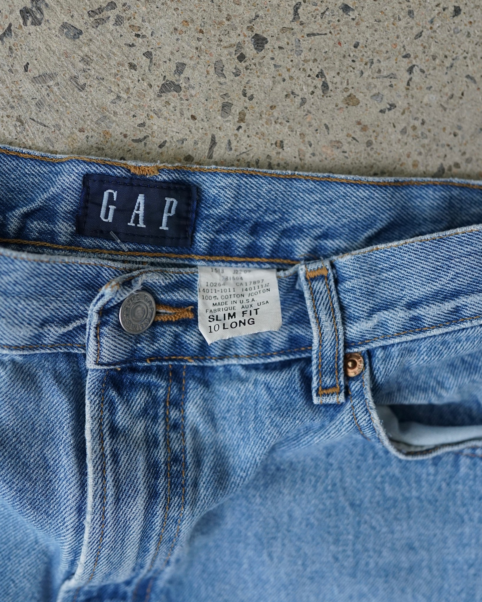 gap cut-off jean shorts