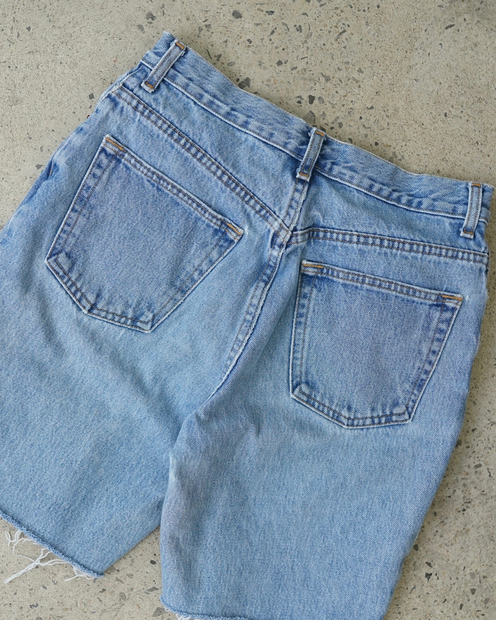 gap cut-off jean shorts