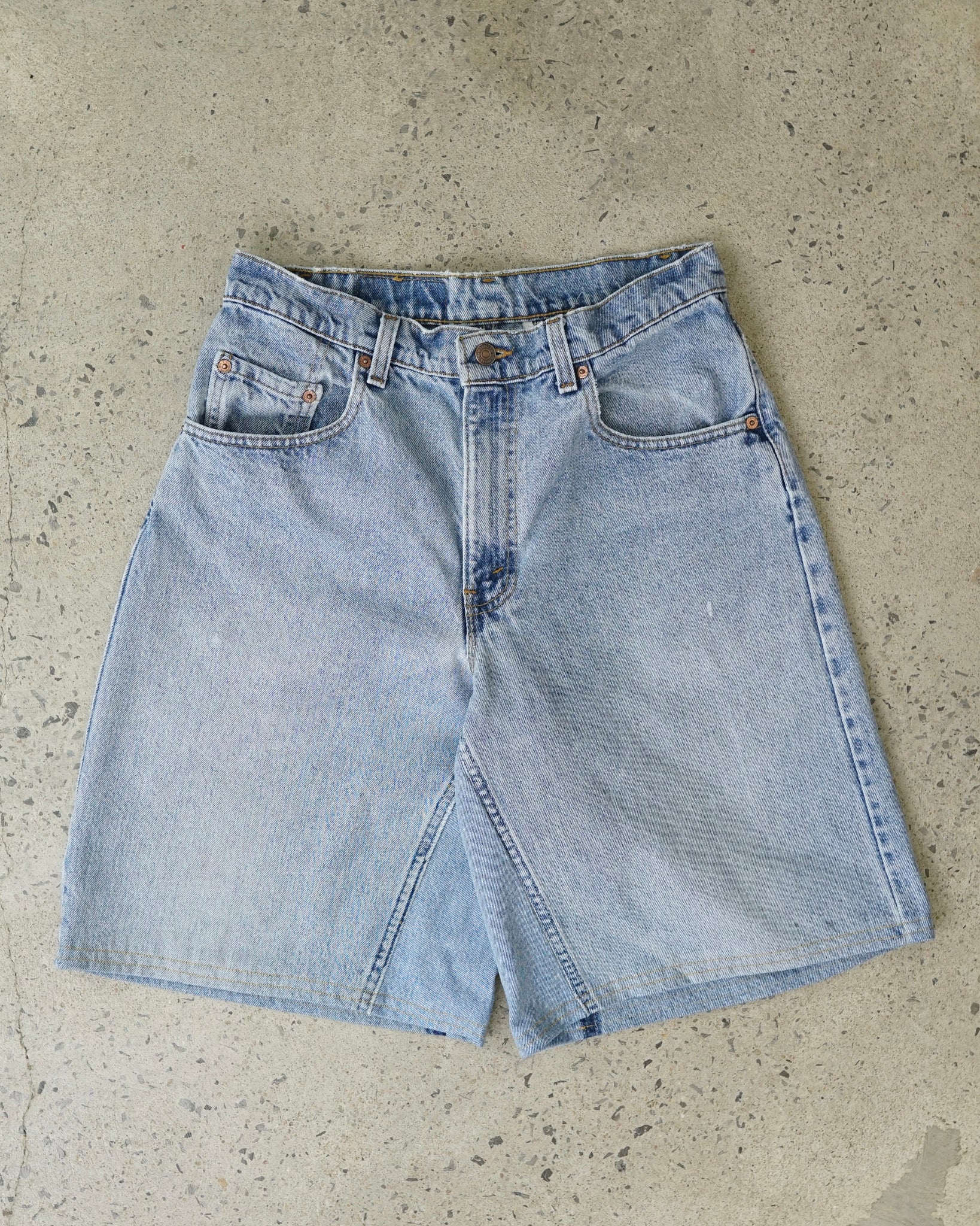 levi's 560 reworked jean shorts