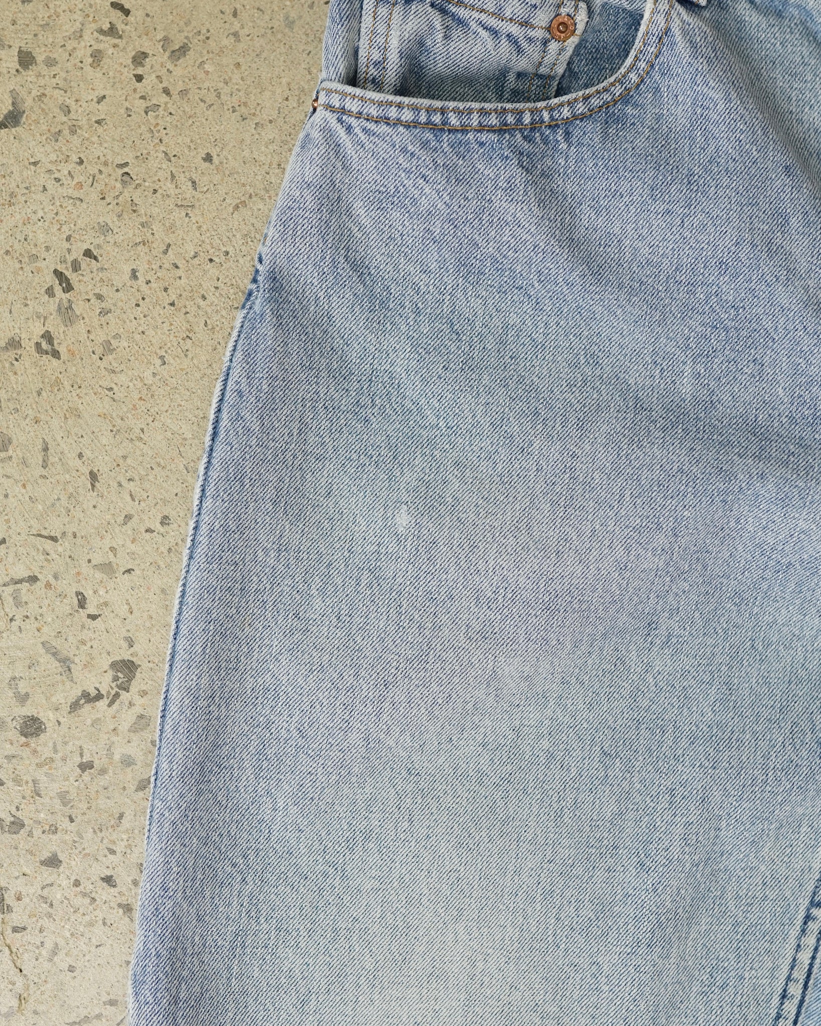 levi's 560 reworked jean shorts
