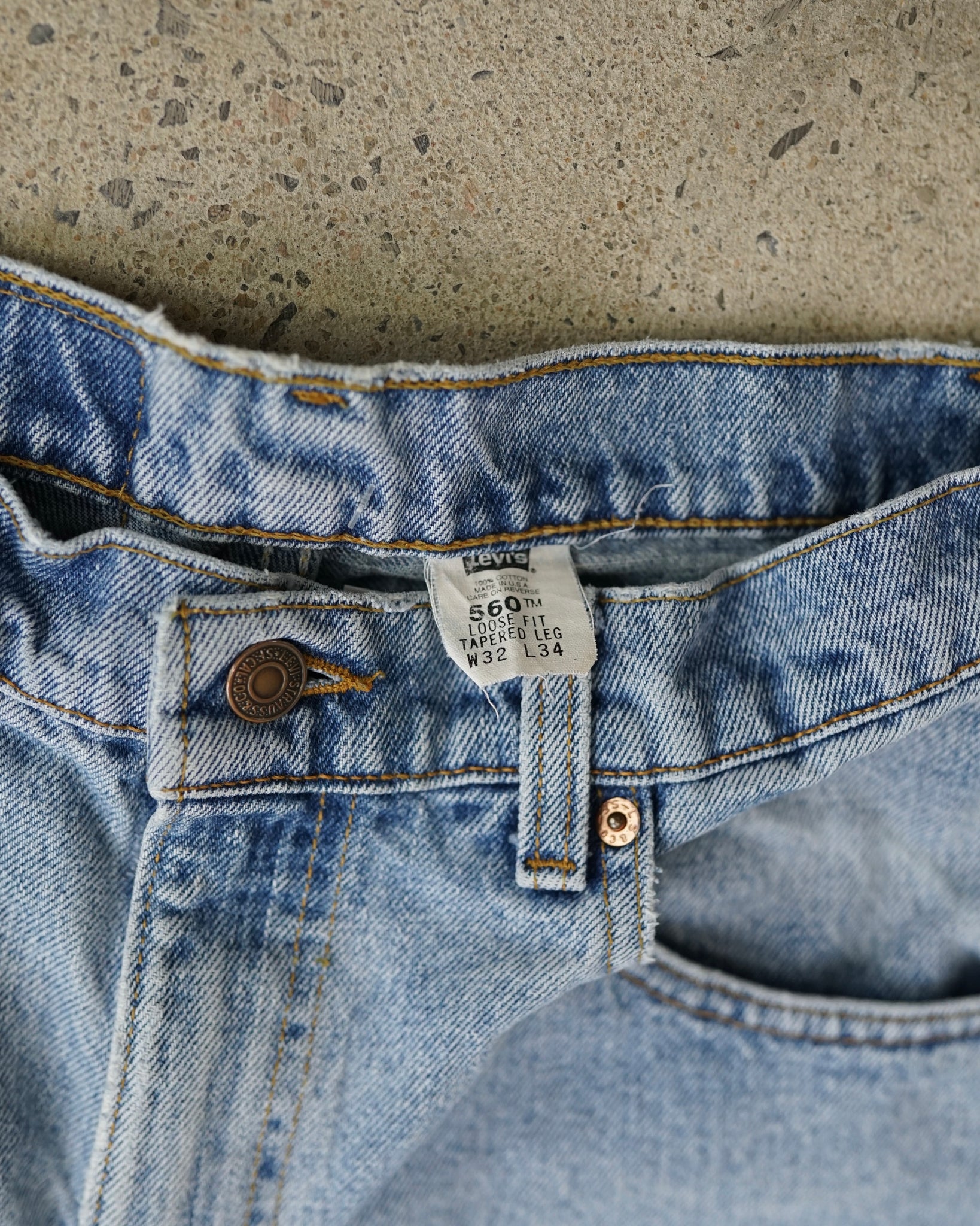 levi's 560 reworked jean shorts