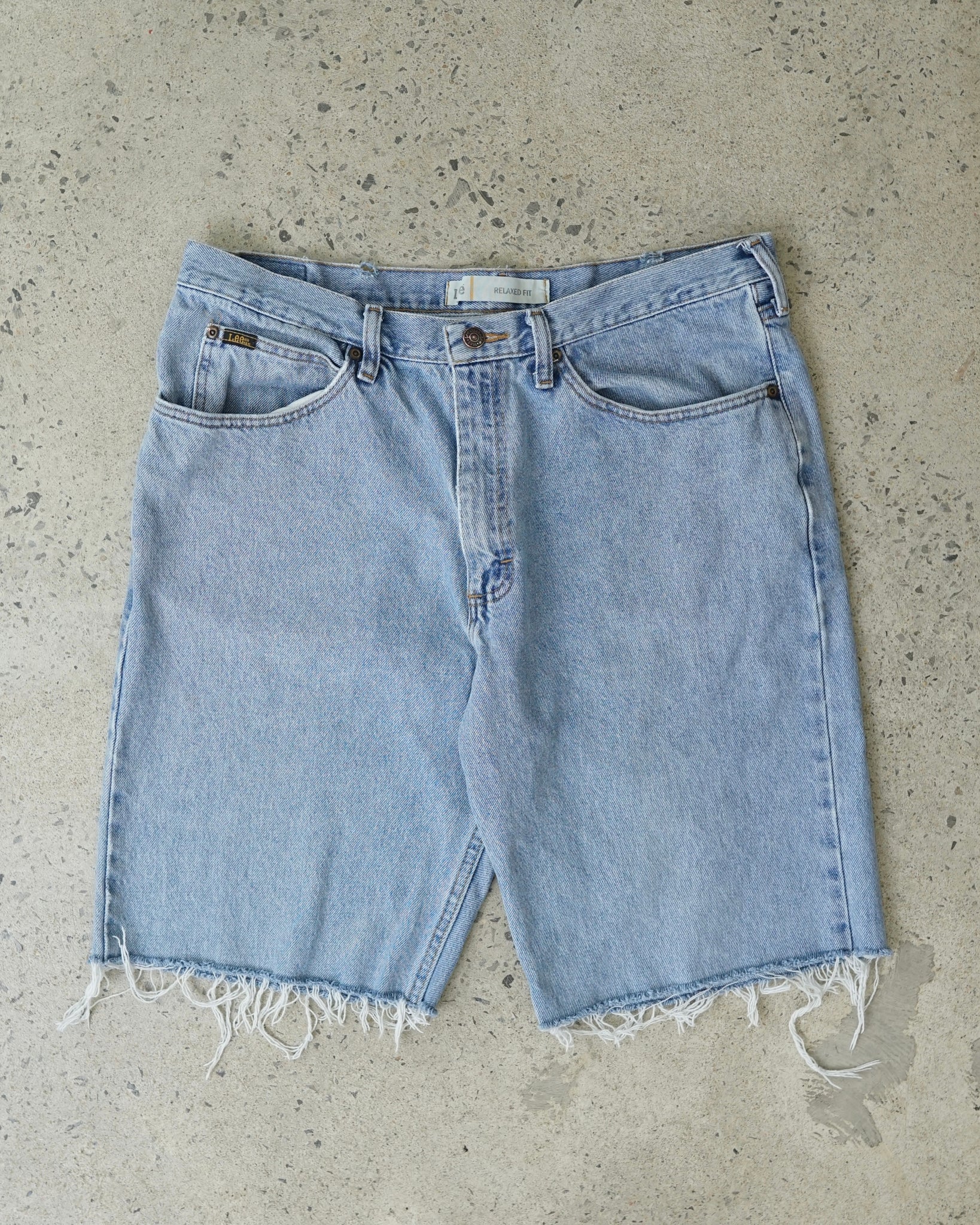 lee cut-off jean shorts