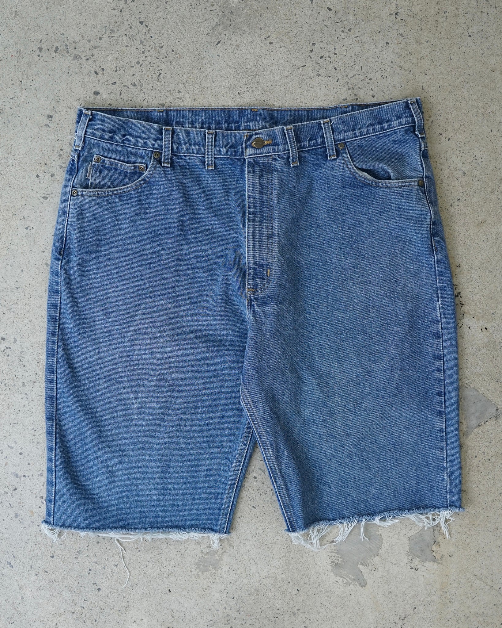 carhartt cut-off jean shorts