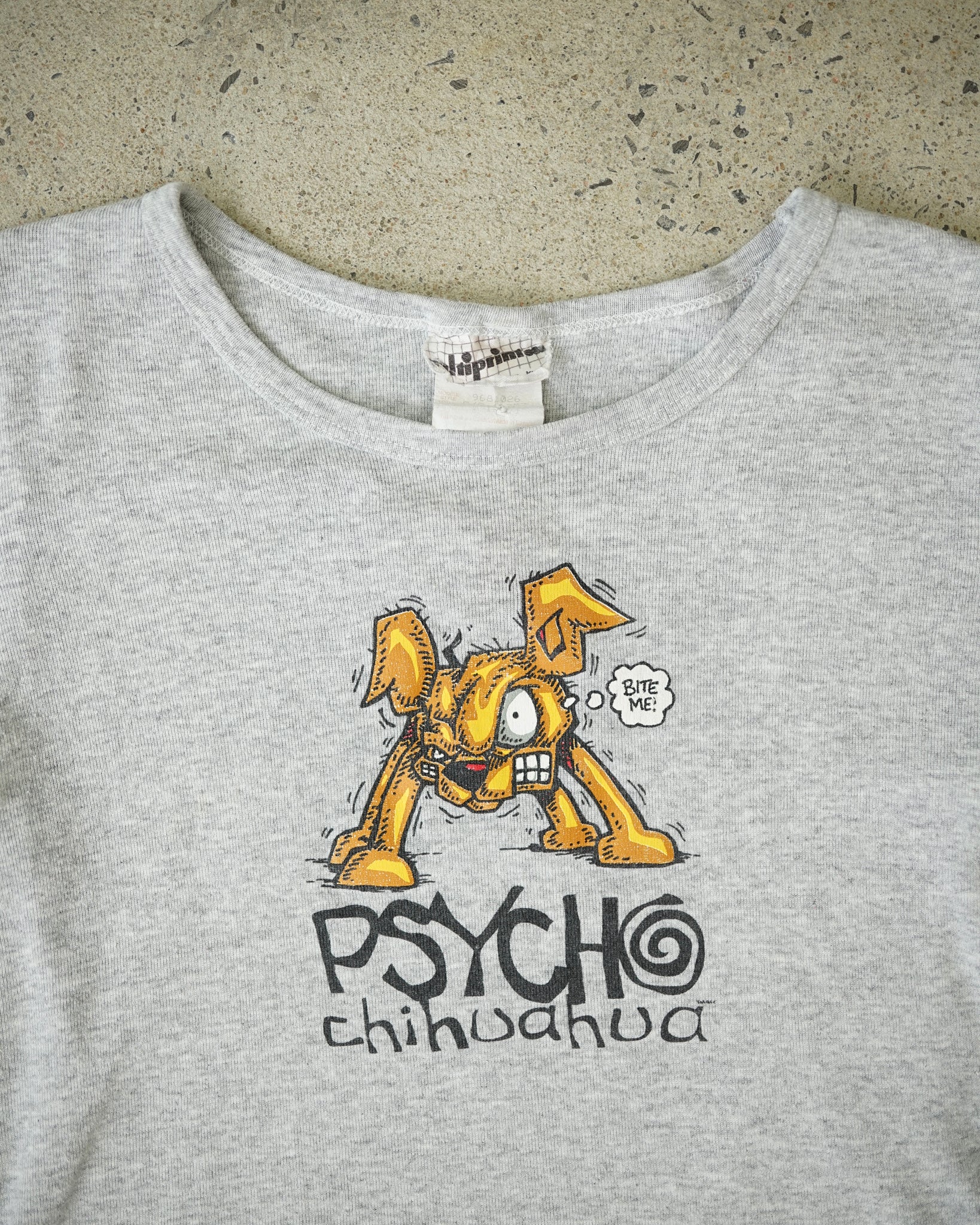 psycho chihuahua baby tee