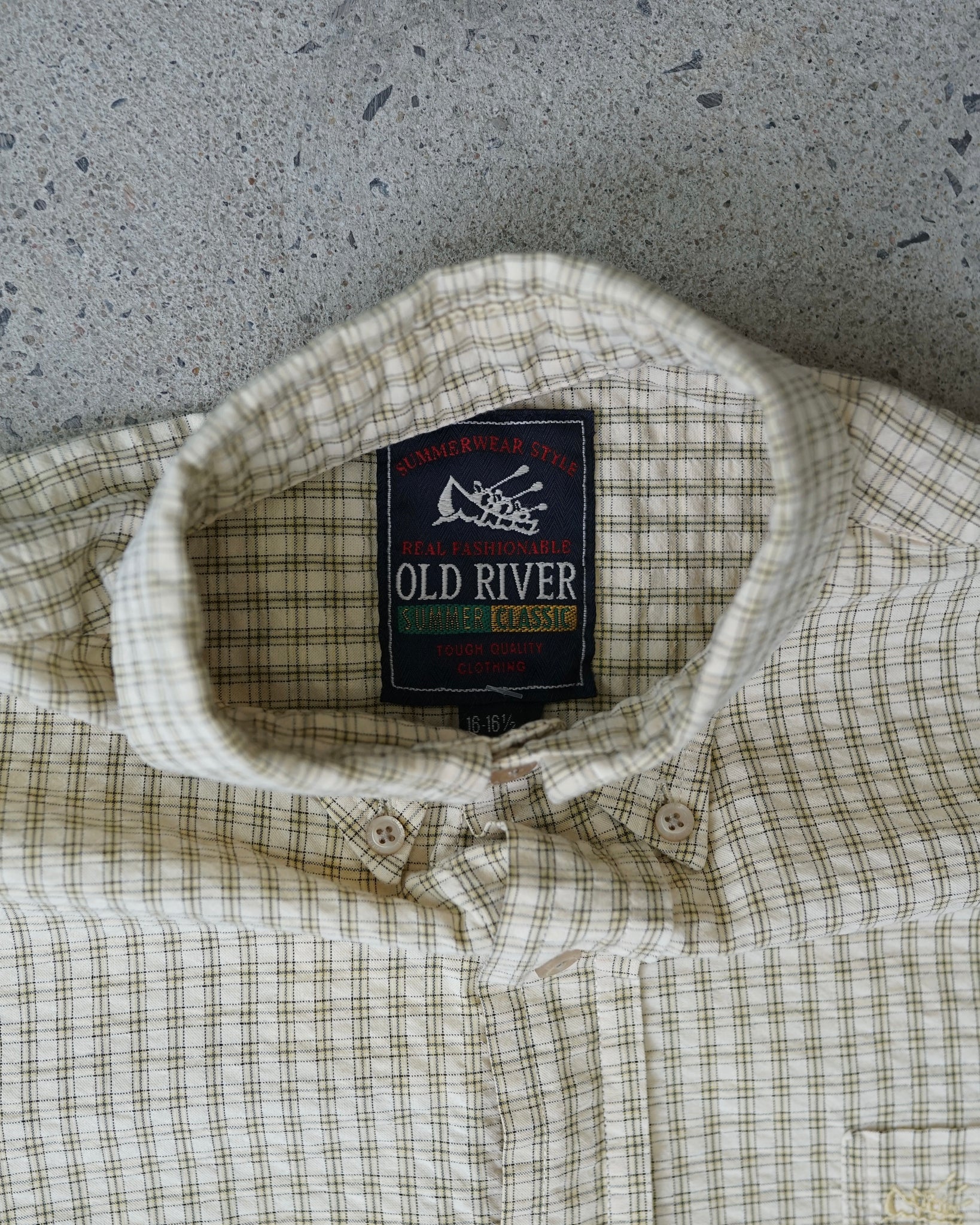 old river button-up shirt
