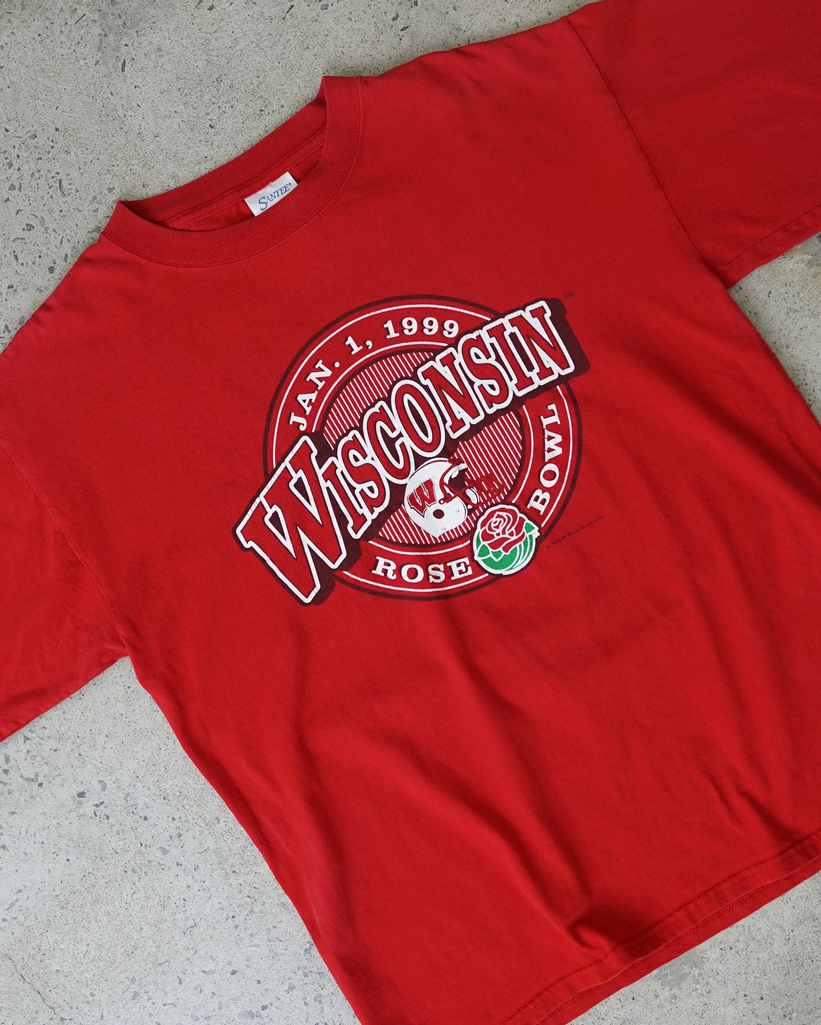 wisconsin badgers rose bowl 1999 t-shirt
