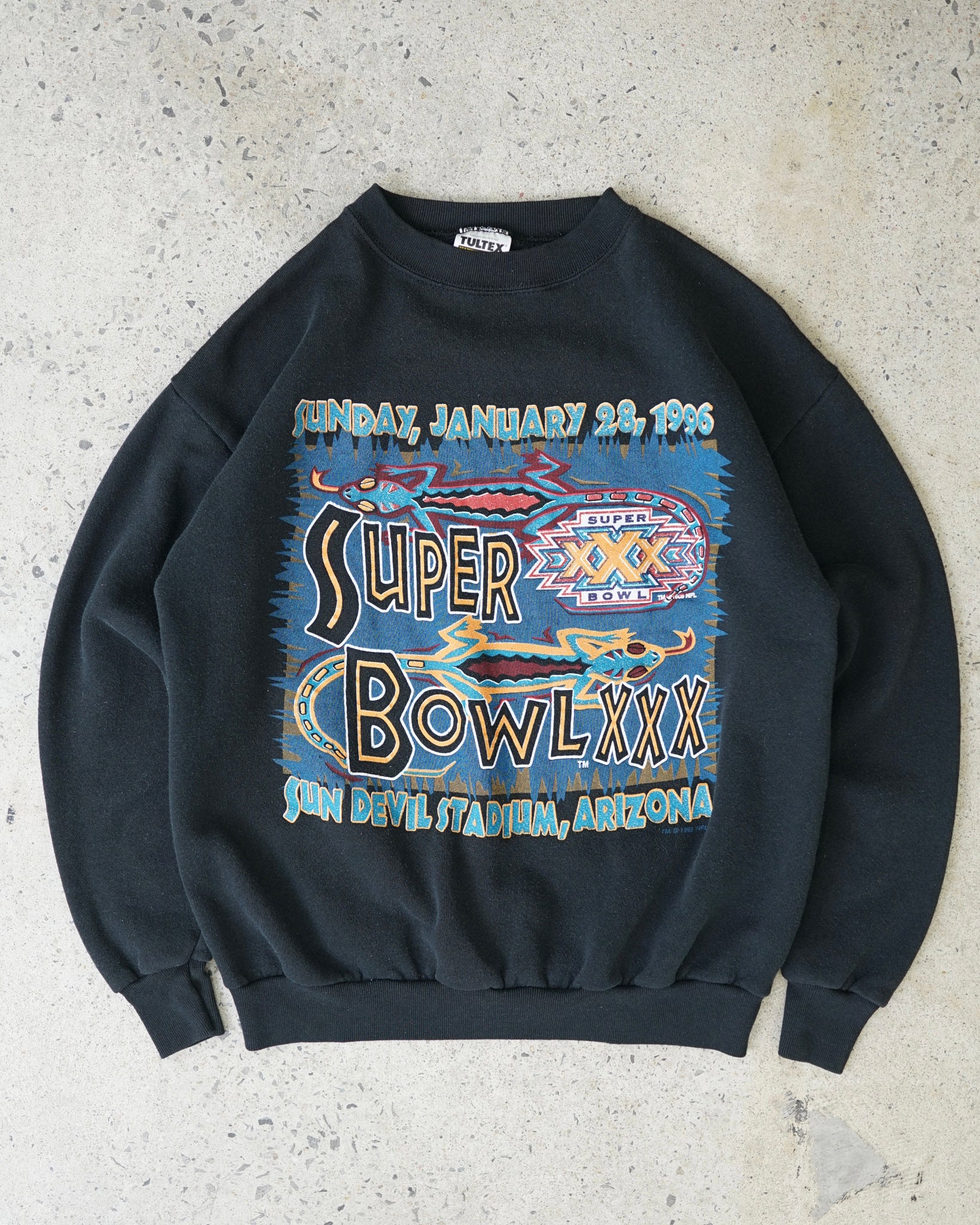 super bowl arizona 1995 crewneck - small