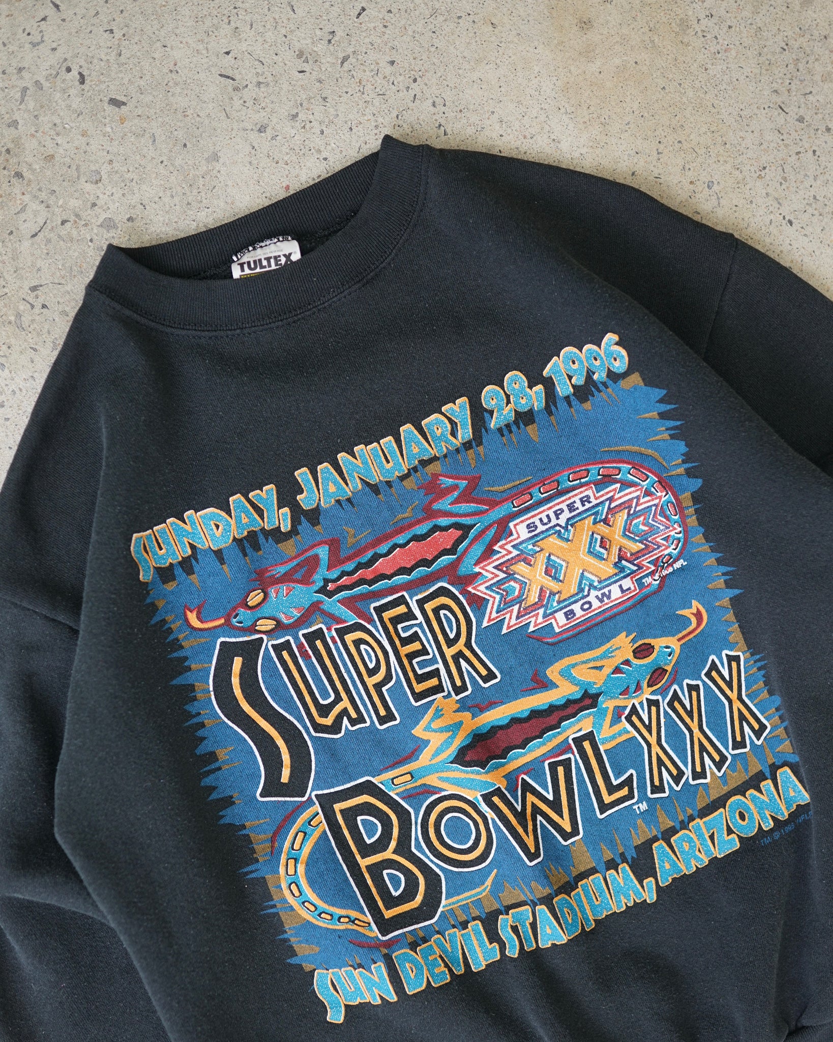 super bowl arizona 1995 crewneck - small