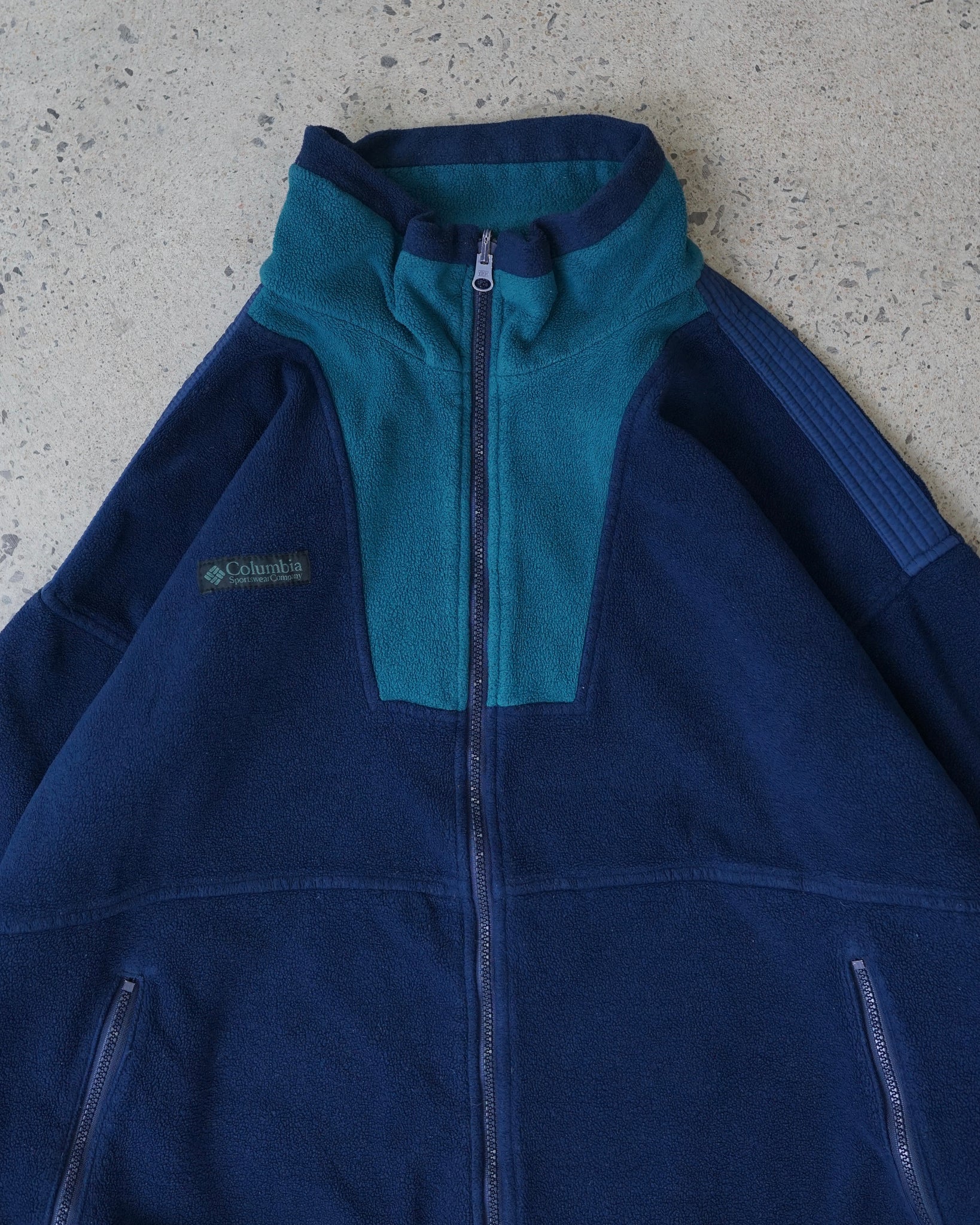 columbia zip-up fleece