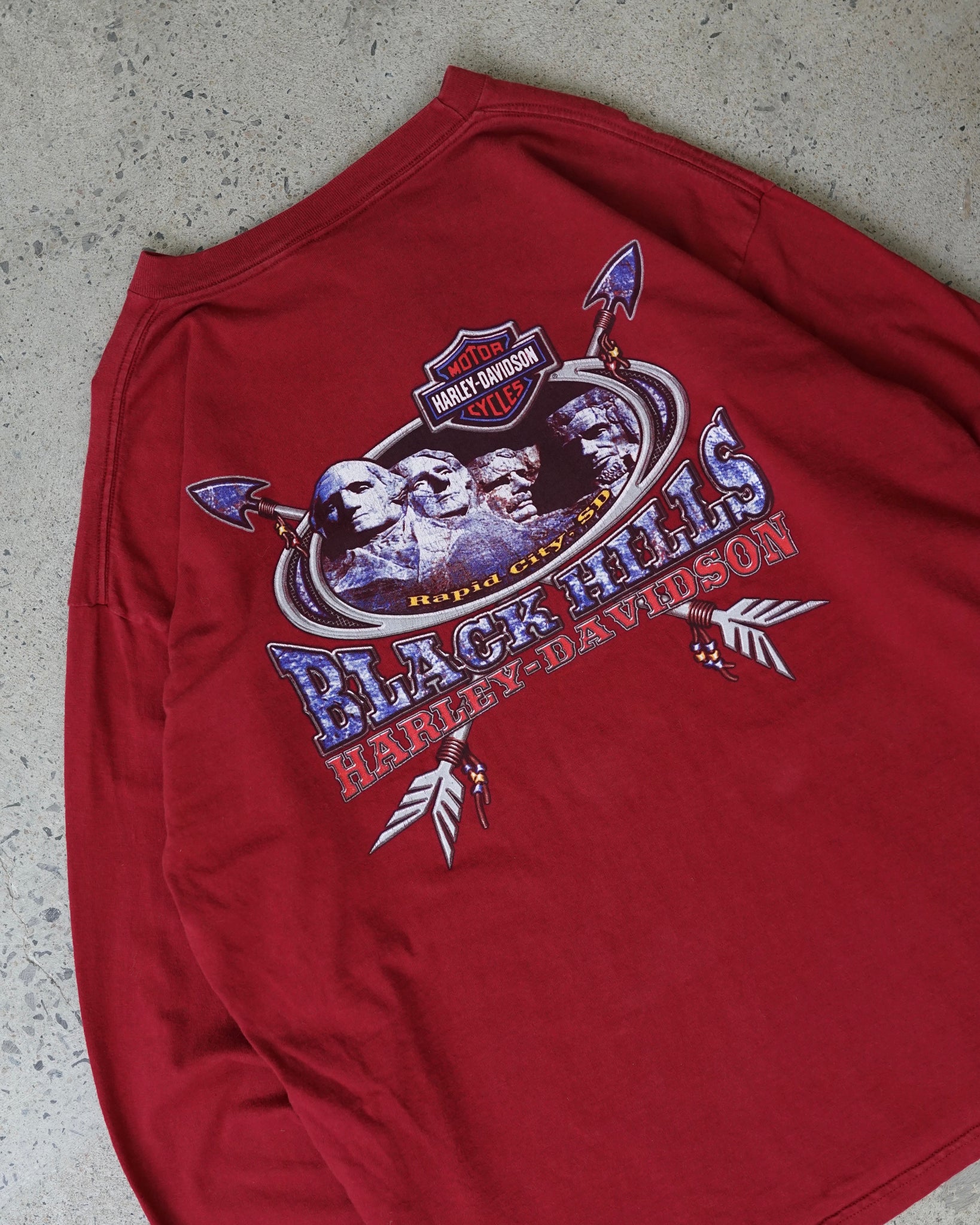harley davidson black hills rapid city south dakota 2000 longsleeve