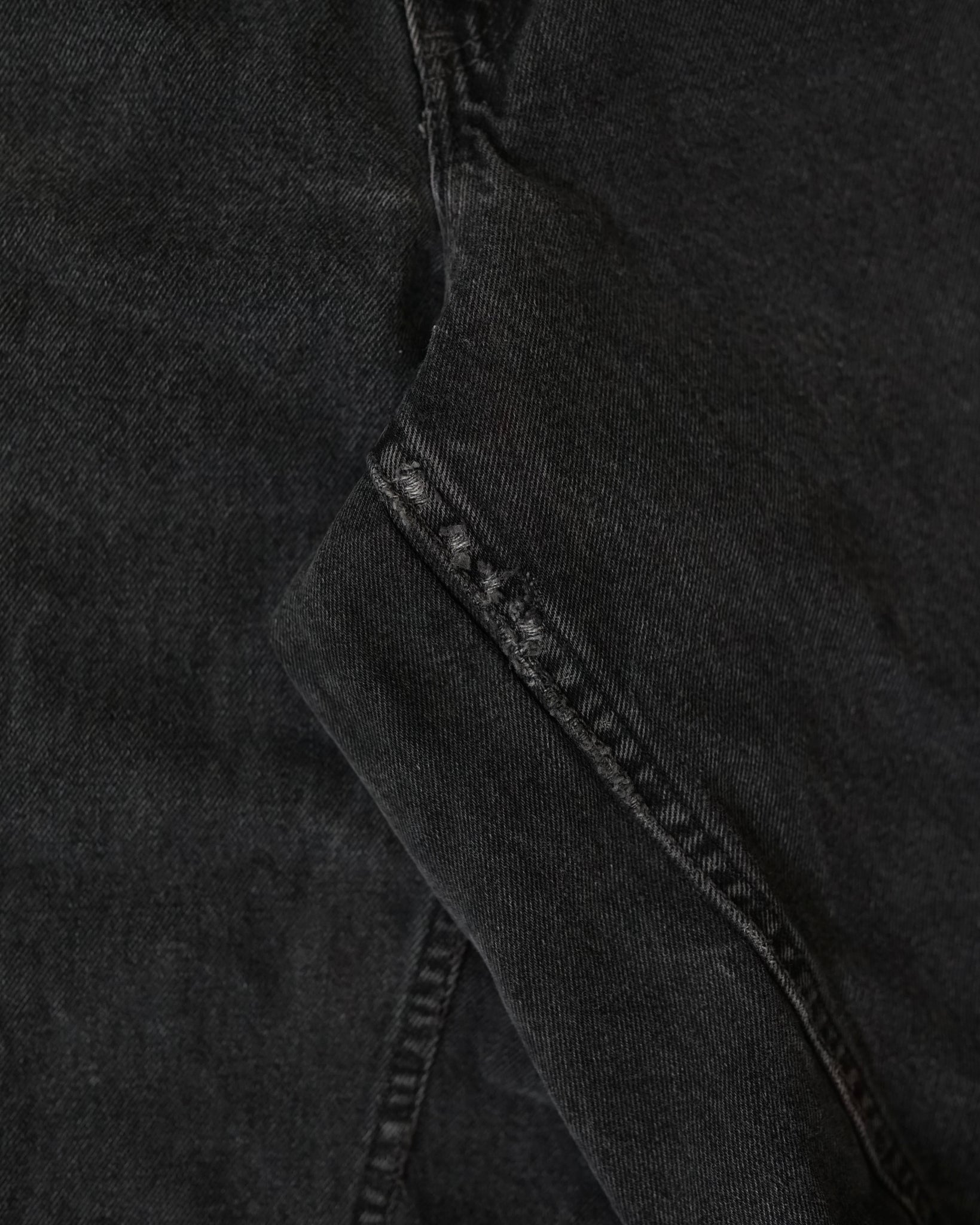 levi's 550 reworked jean shorts