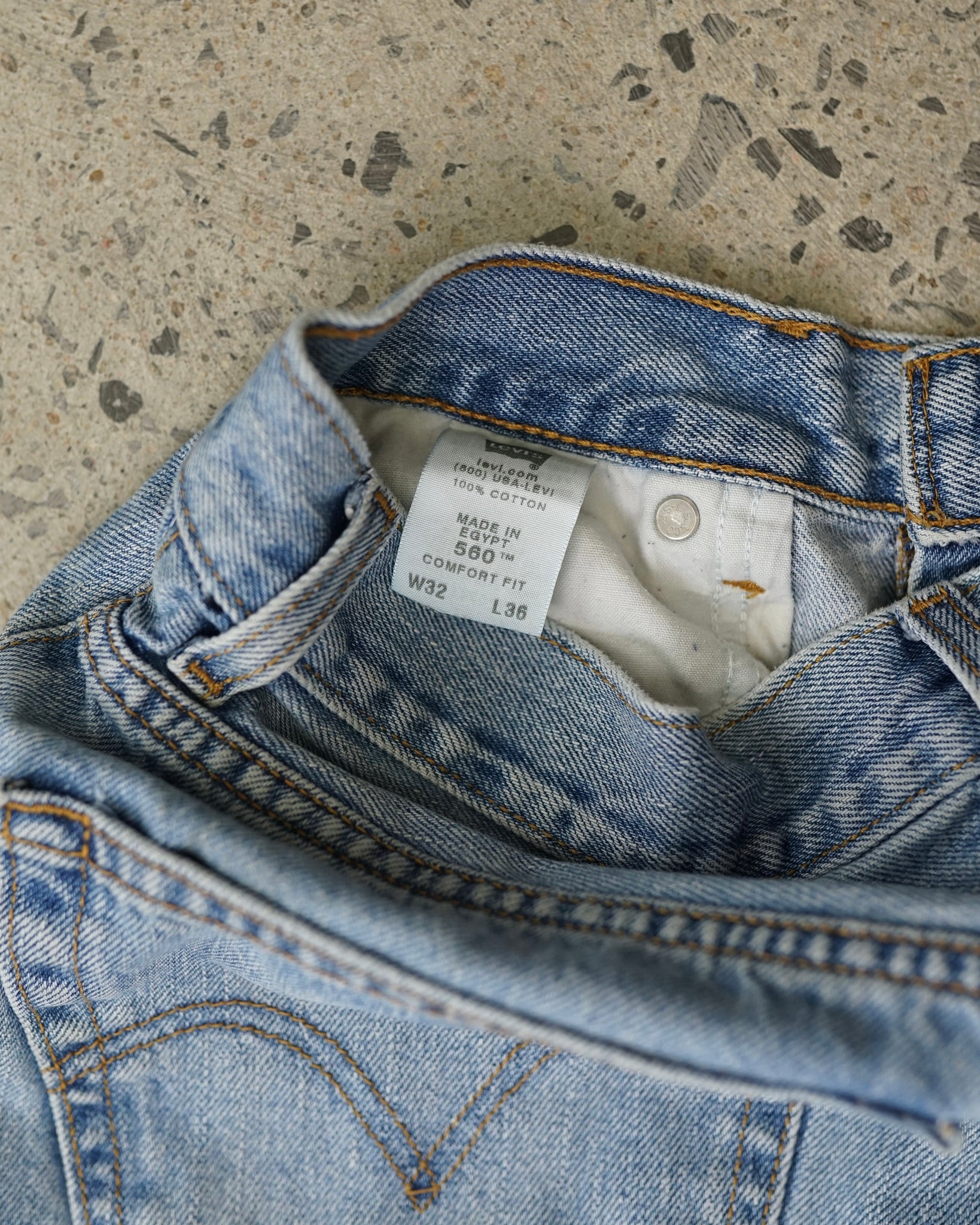 levi's 560 reworked jean shorts