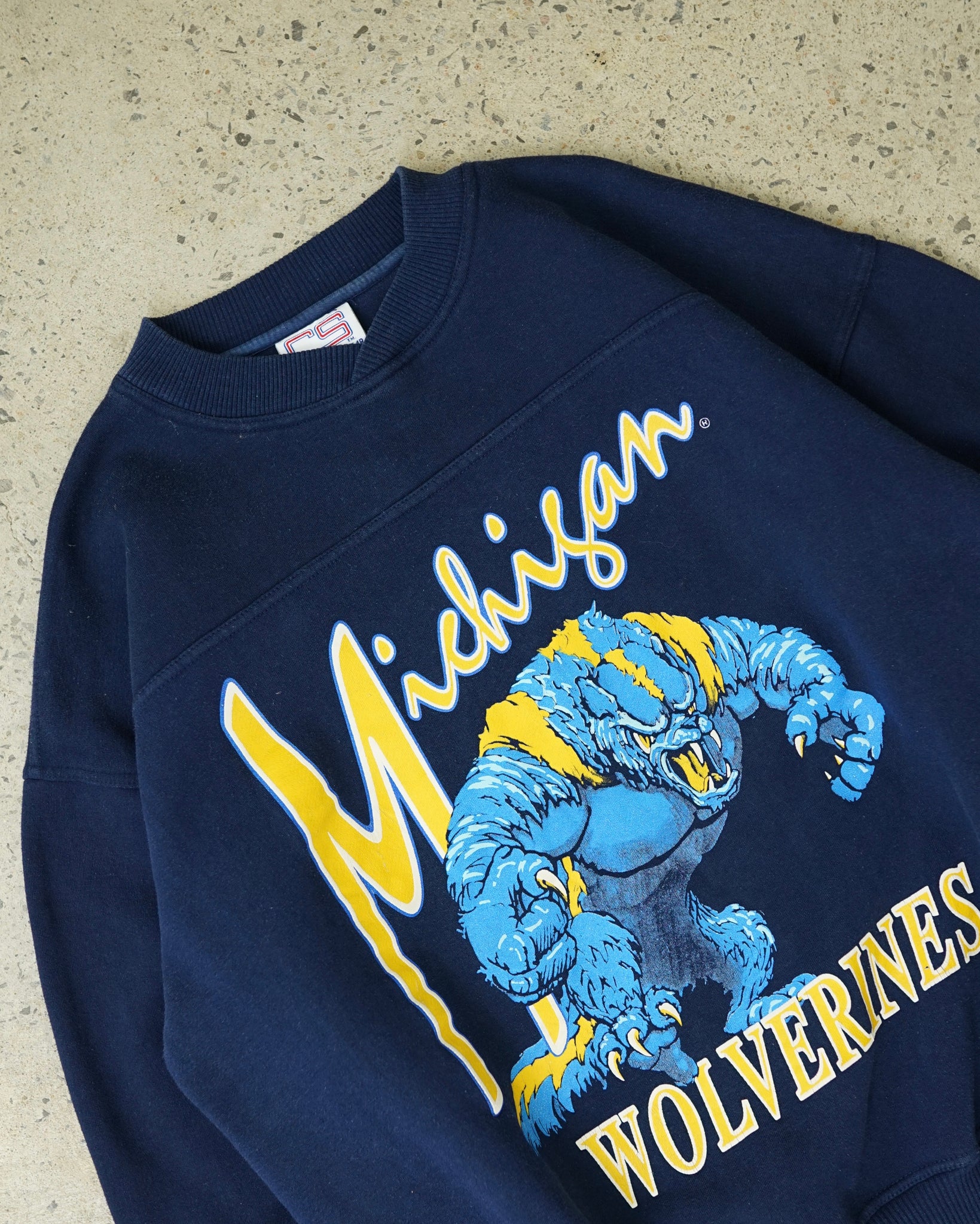 michigan wolverines crewneck - XL