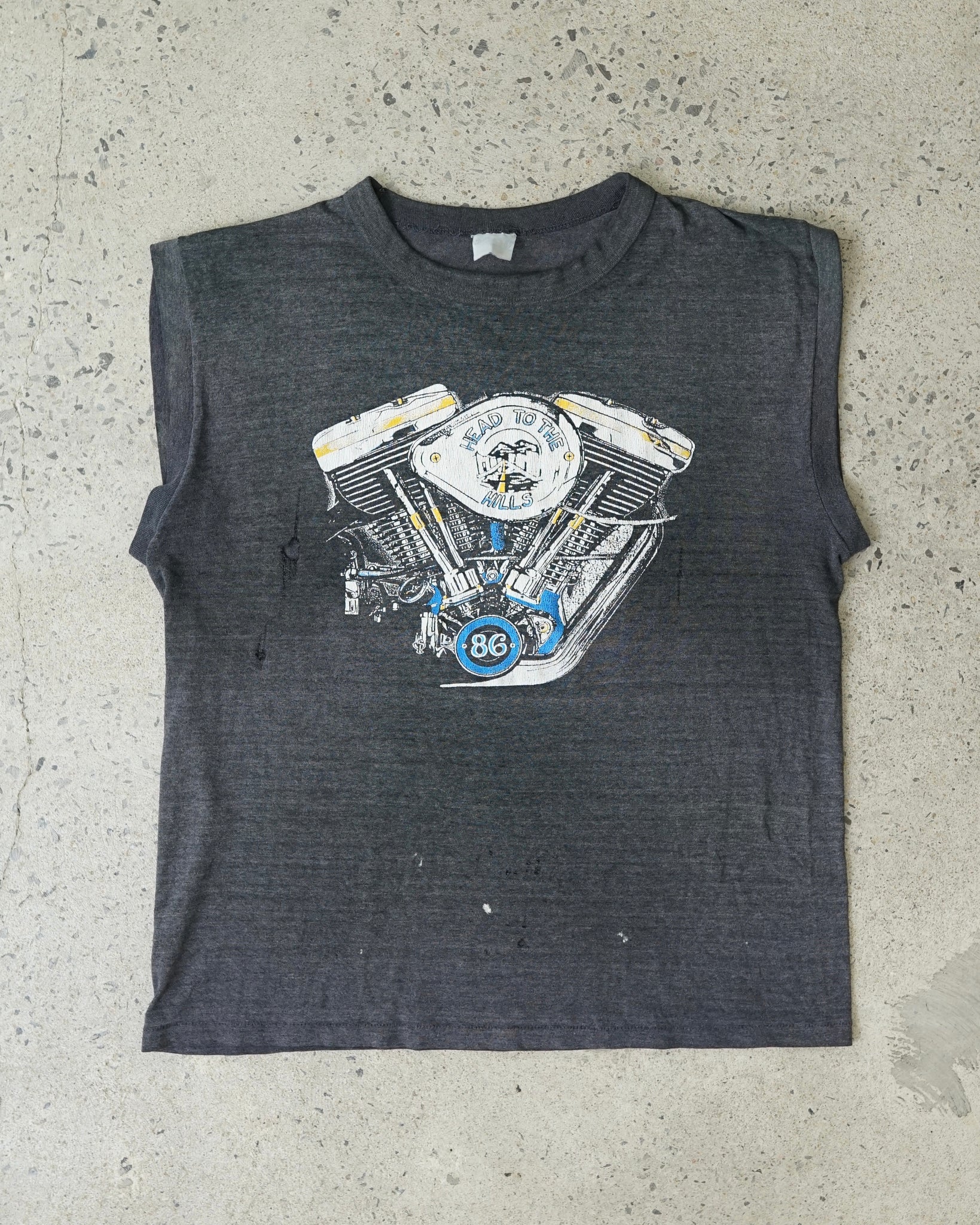 blackhills classic sturgis 1986 paper thin muscle tank