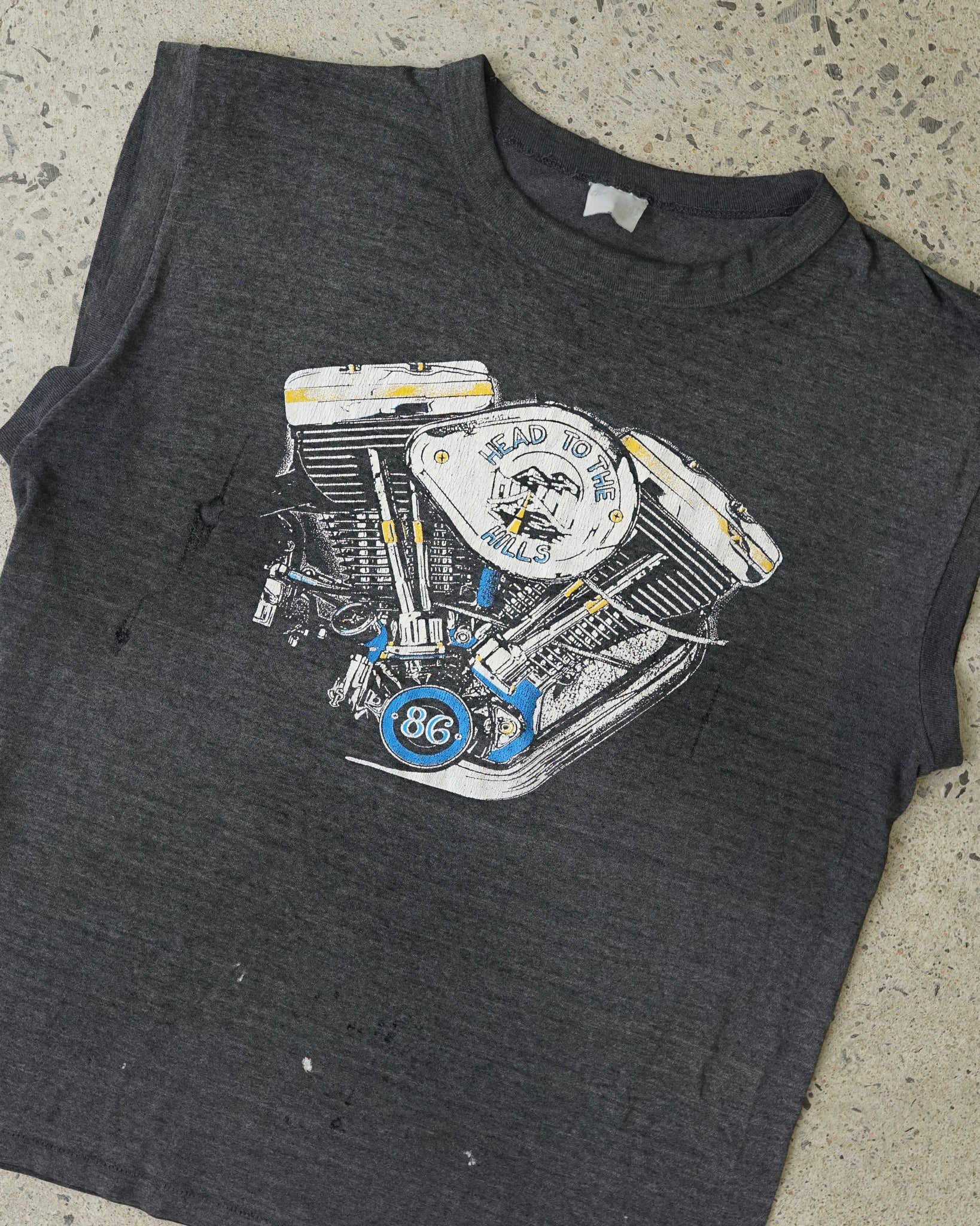 blackhills classic sturgis 1986 paper thin muscle tank