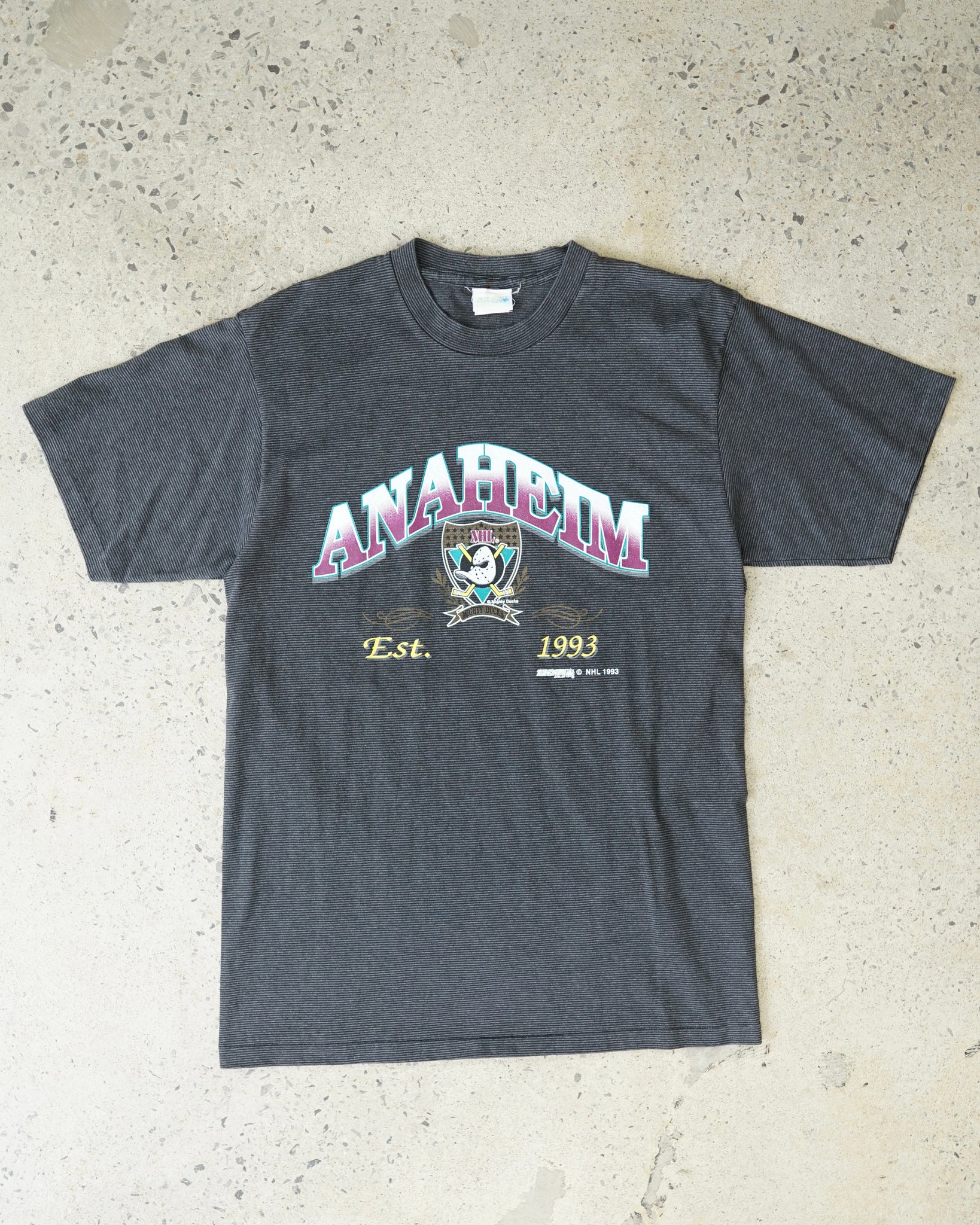 anaheim mighty ducks 1993 t-shirt - medium