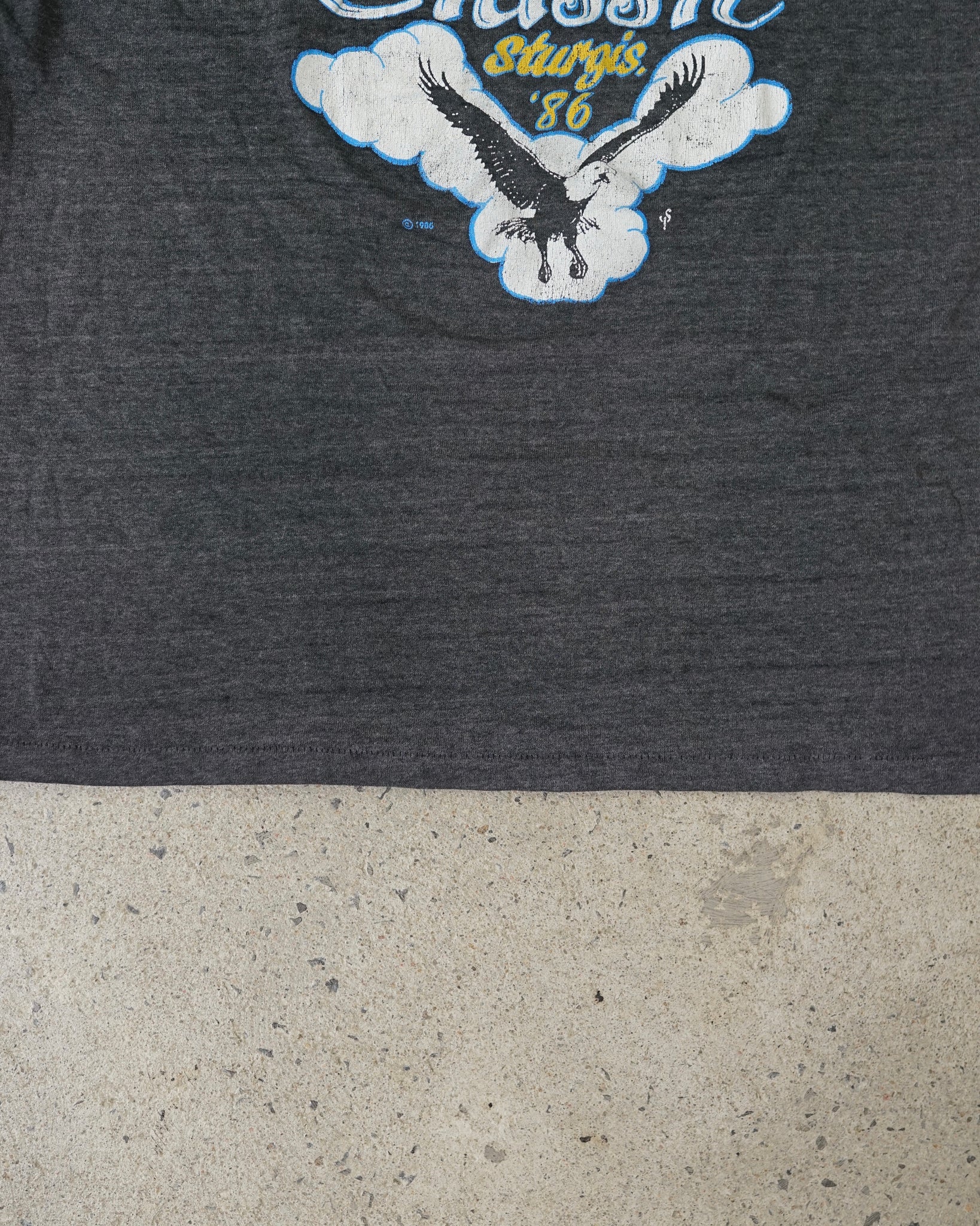 blackhills classic sturgis 1986 paper thin muscle tank