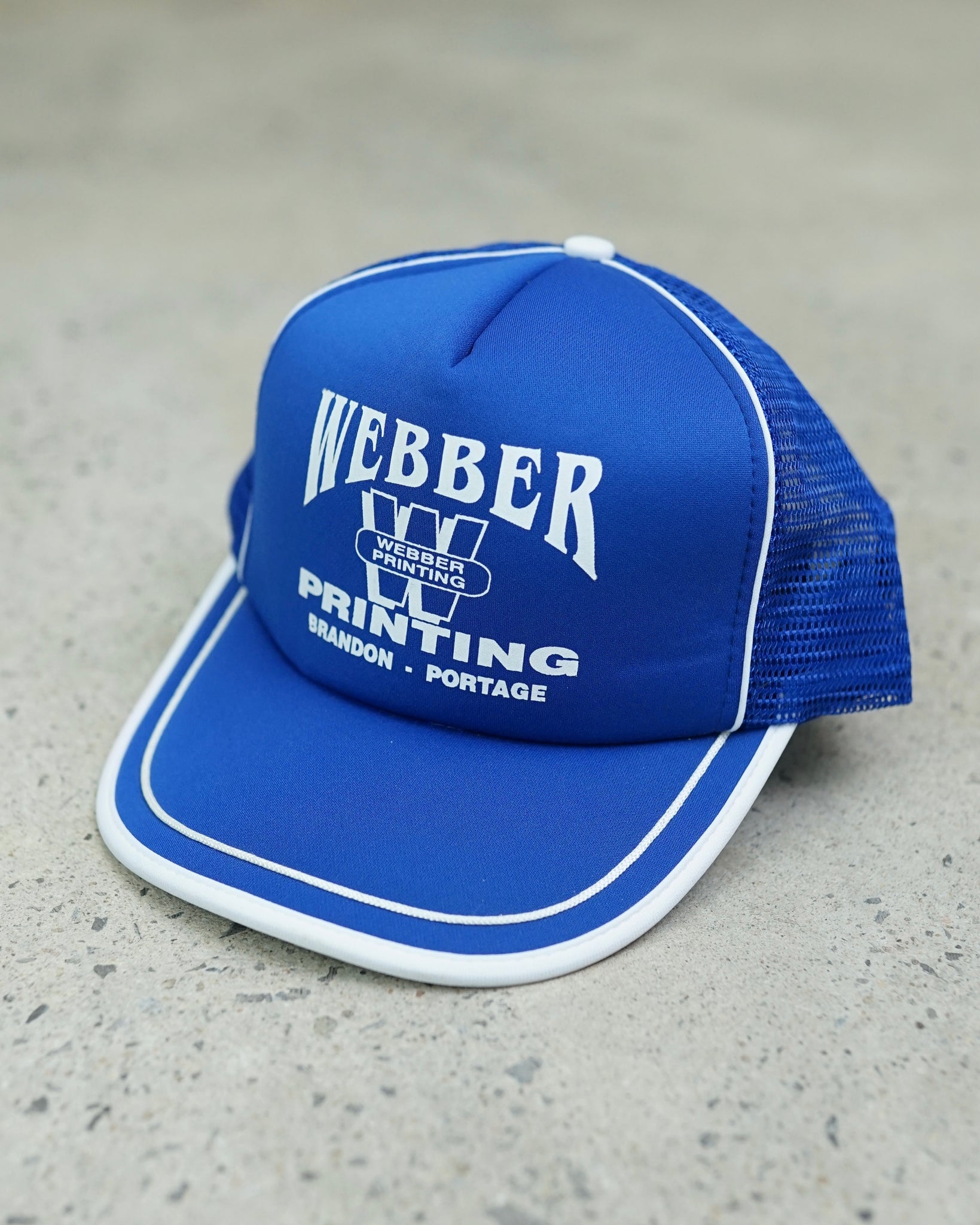 webber printing trucker hat