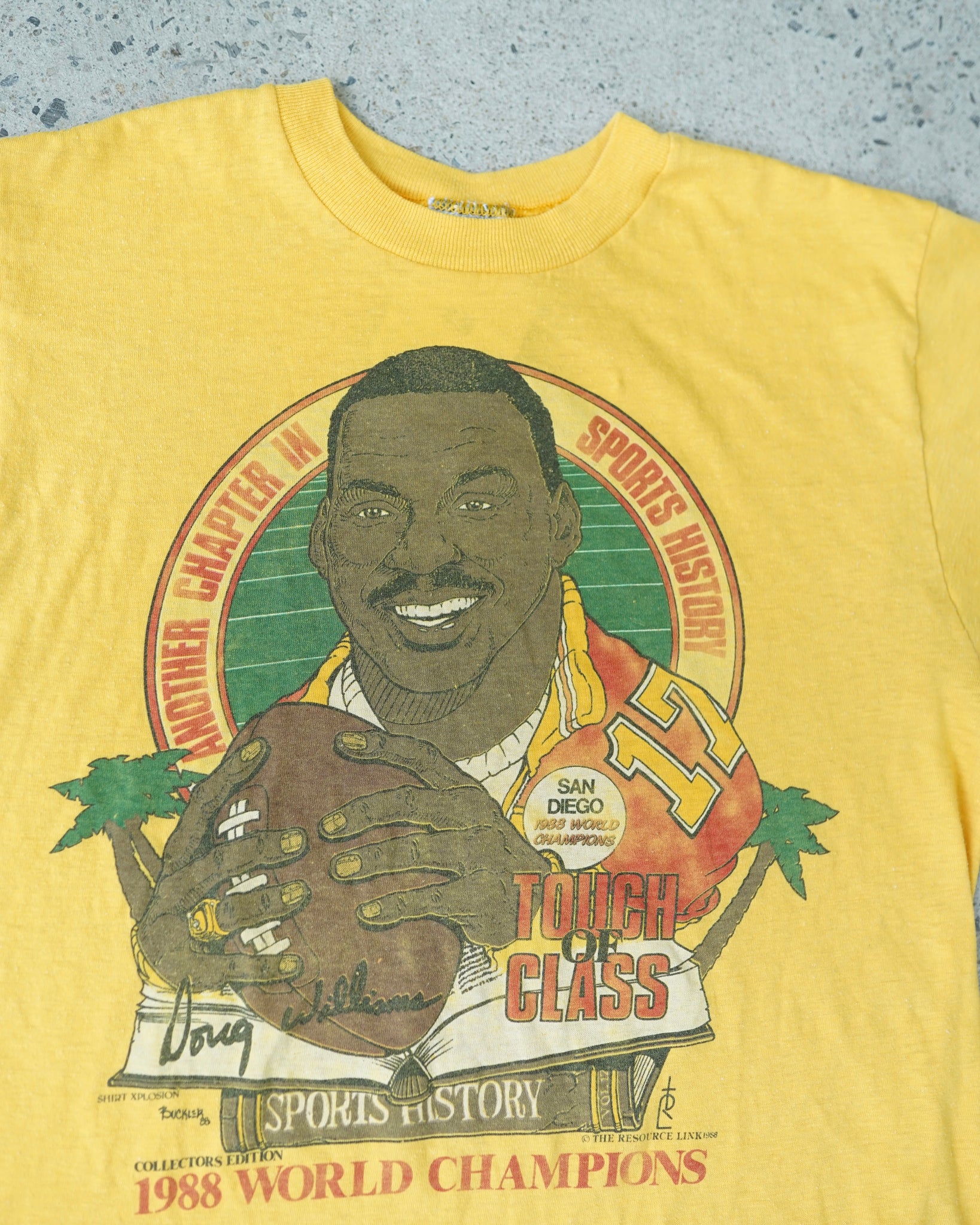 doug williams 1988 world champions t-shirt - small