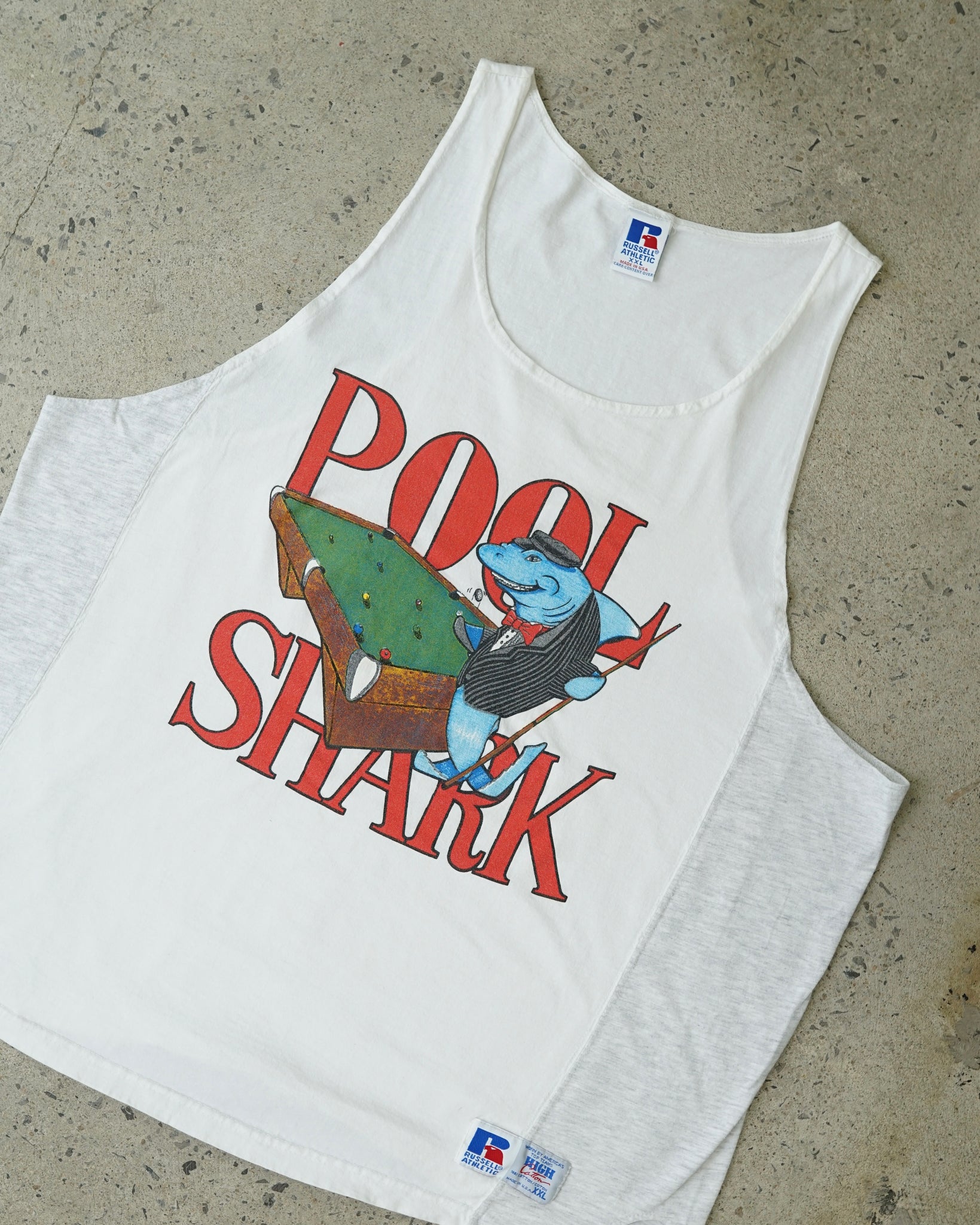 russell athletic pool shark tank top
