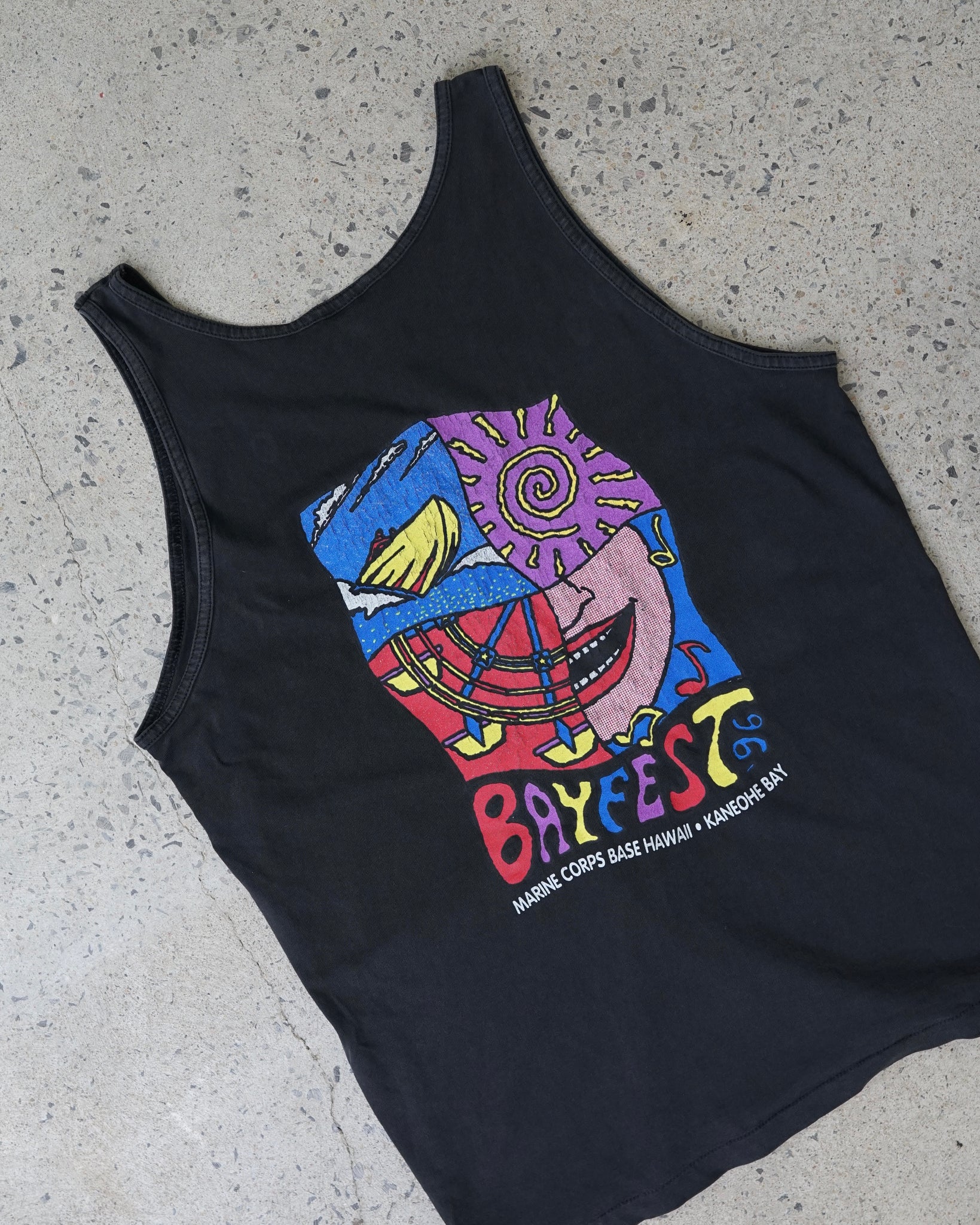 bayfest hawaii 1996 tank top