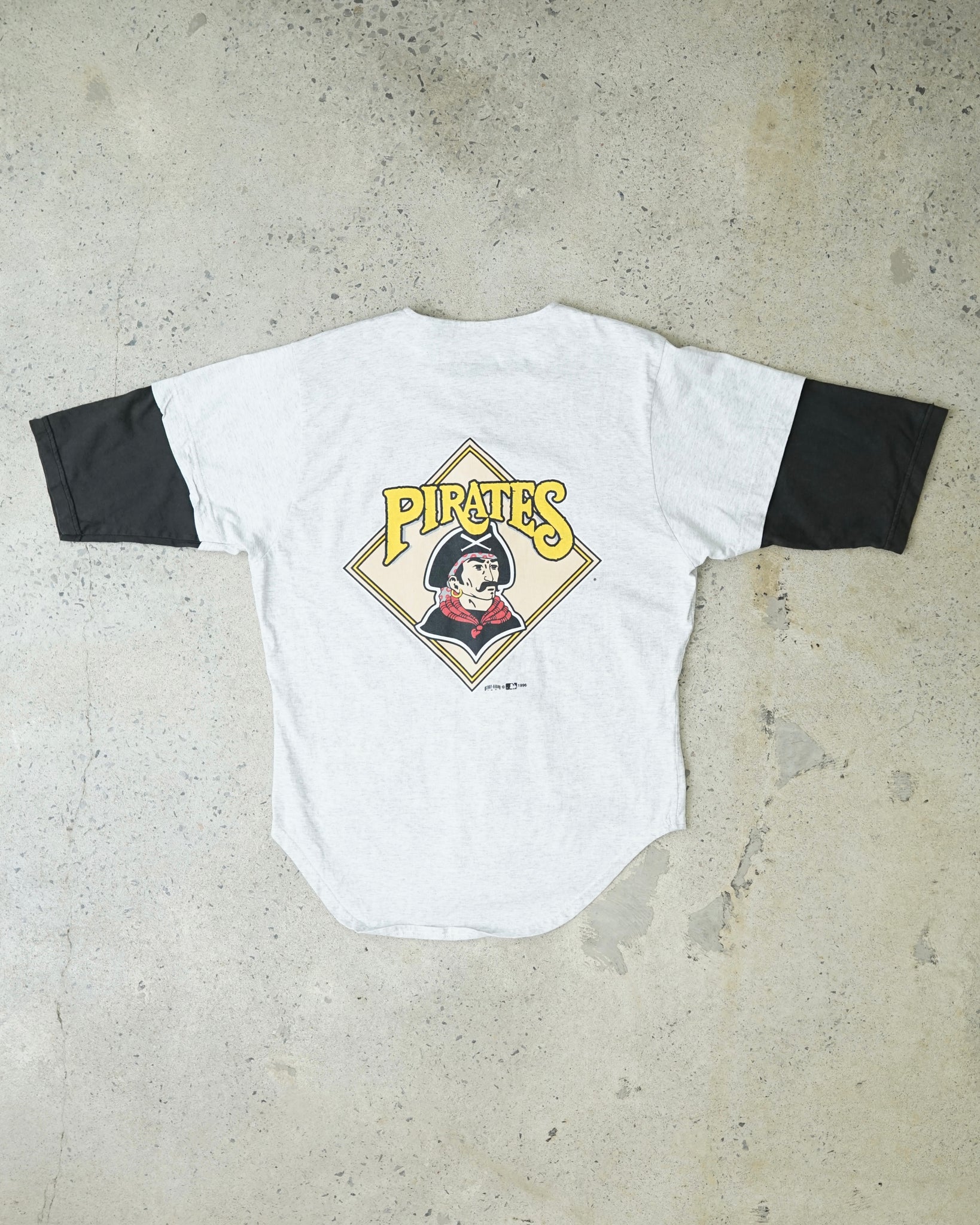 pittsburgh pirates mlb 1996 baseball jersey - medium