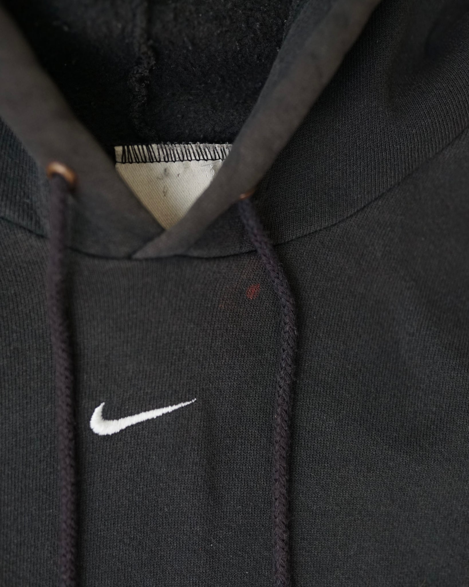 nike center check hoodie - large