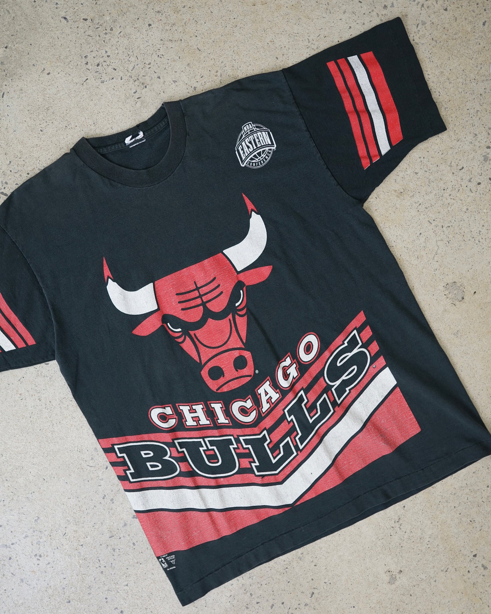 chicago bulls jersey style t-shirt - XL