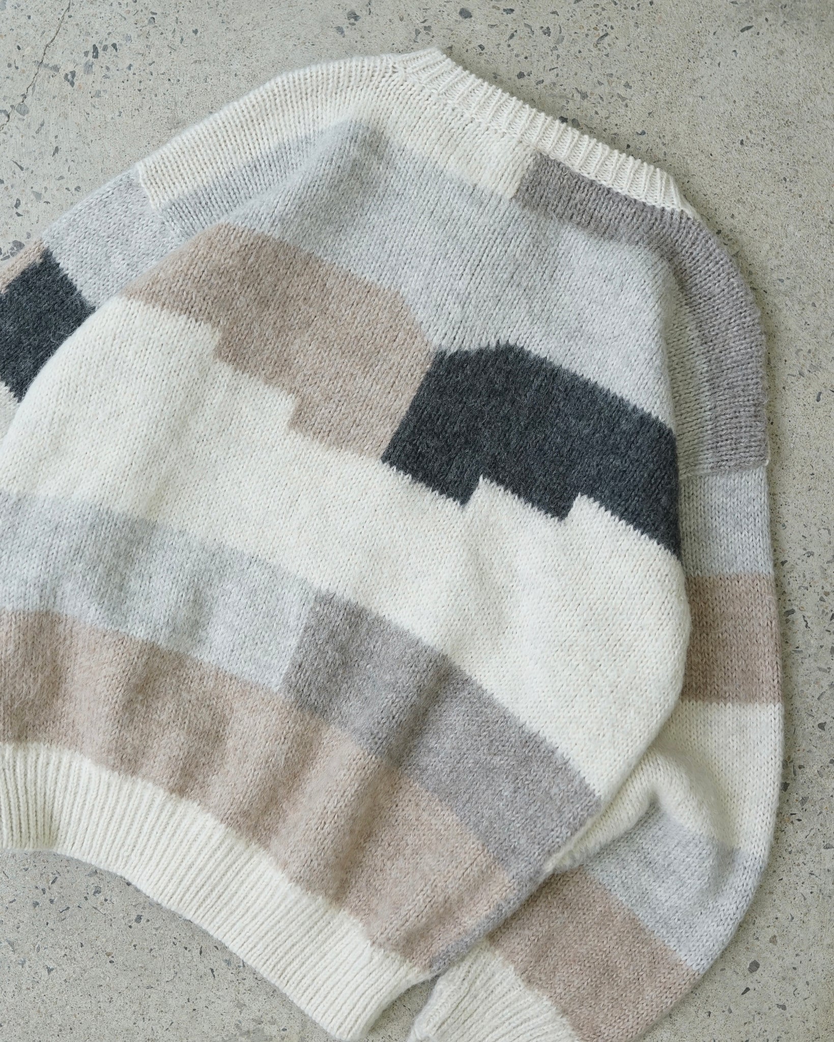 nati's creations wool knit cardigan