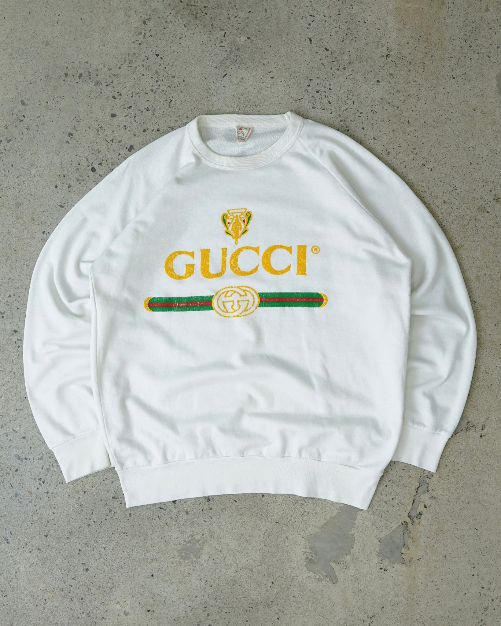 Vintage bootleg gucci store crewneck