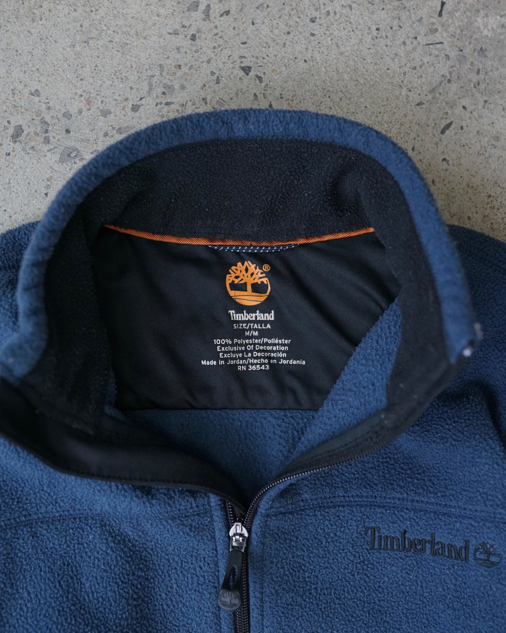 timberland zip-up fleece