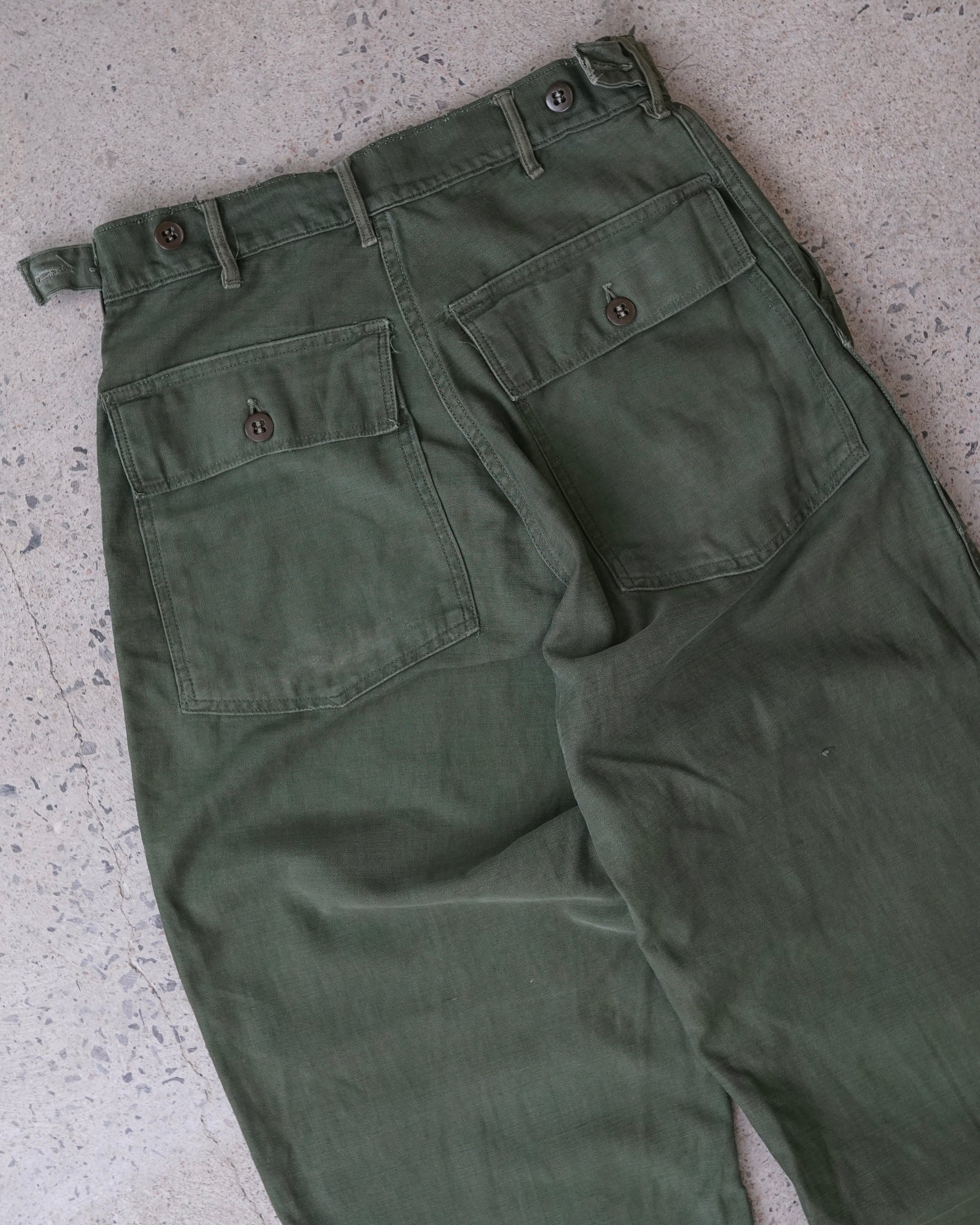 military vintage trousers