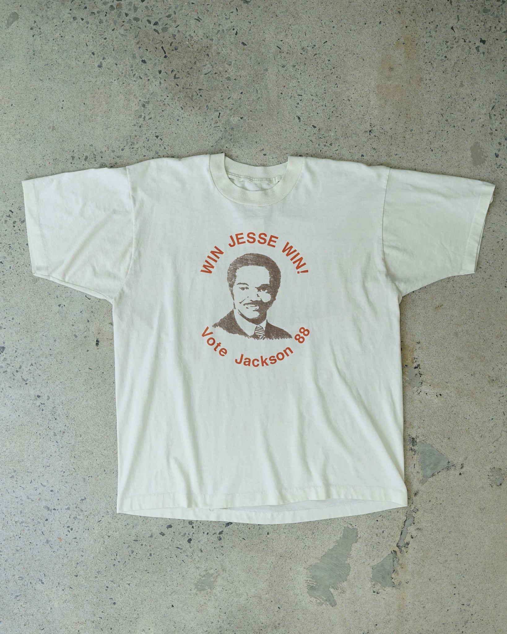 vote jesse jackson 1988 t-shirt - large