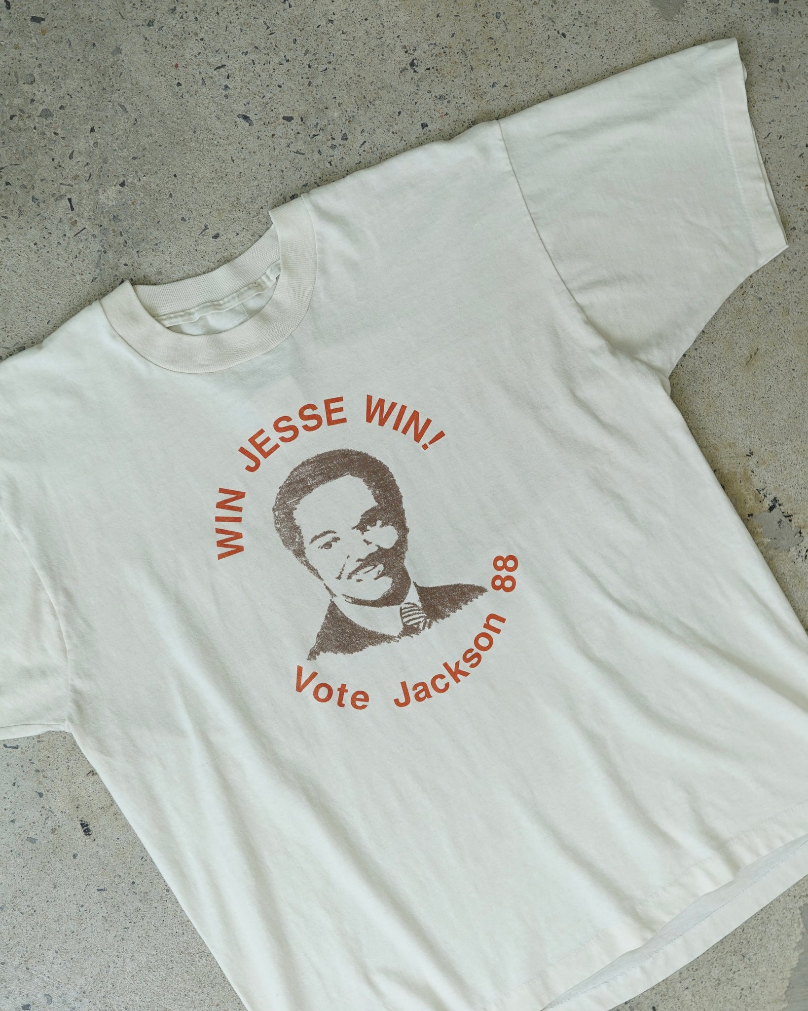 vote jesse jackson 1988 t-shirt - large