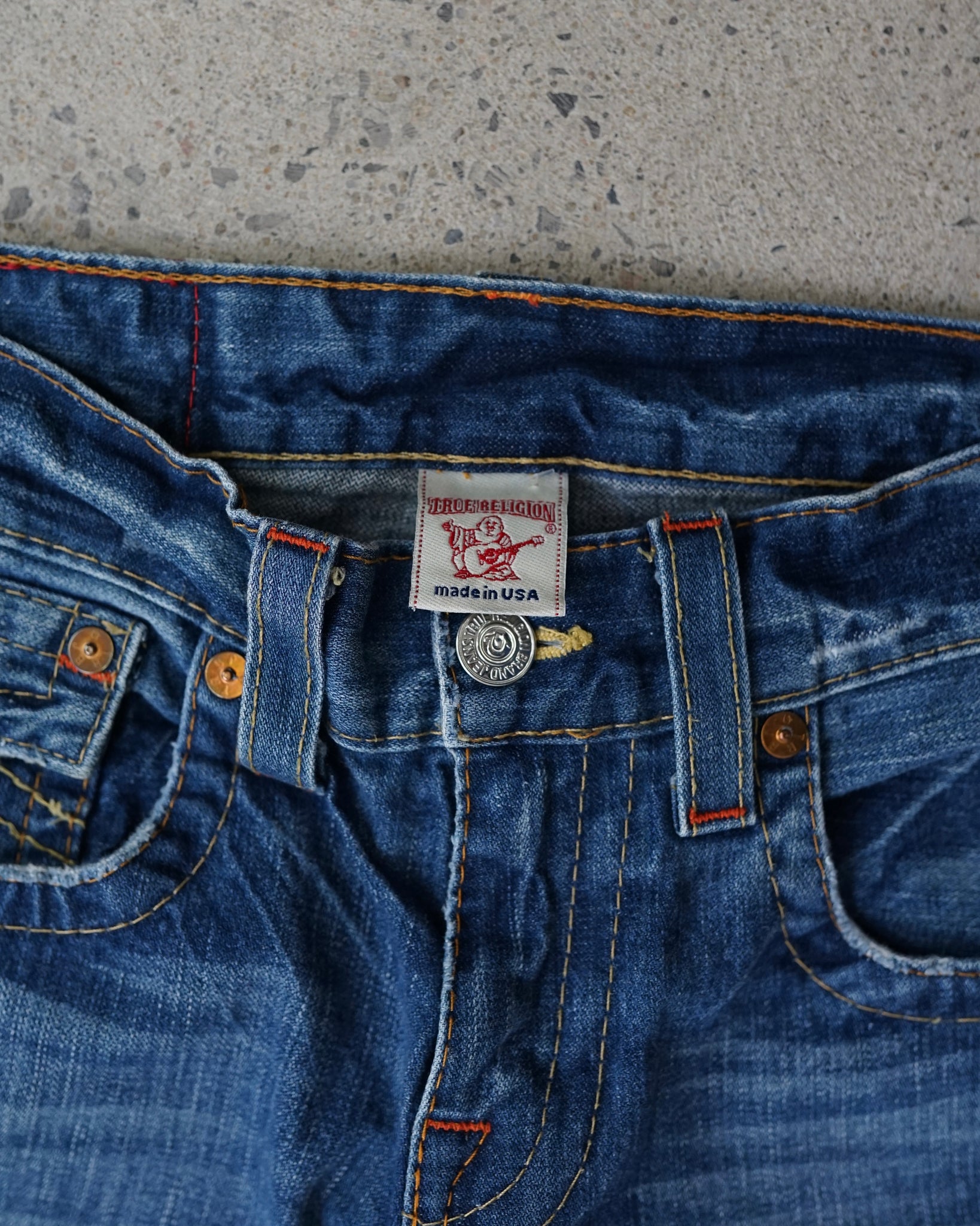 true religion embroidered jeans