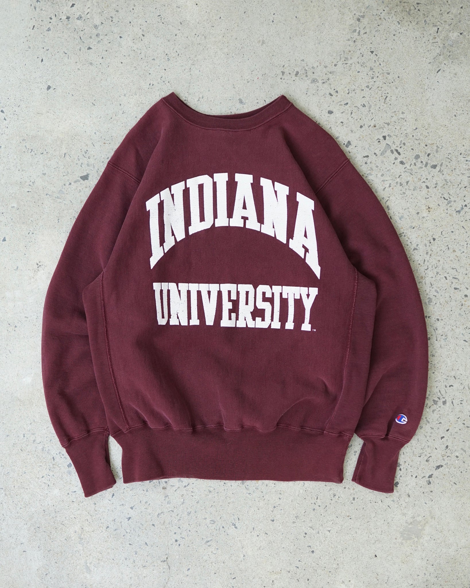 champion reverse weave indiana university crewneck - medium