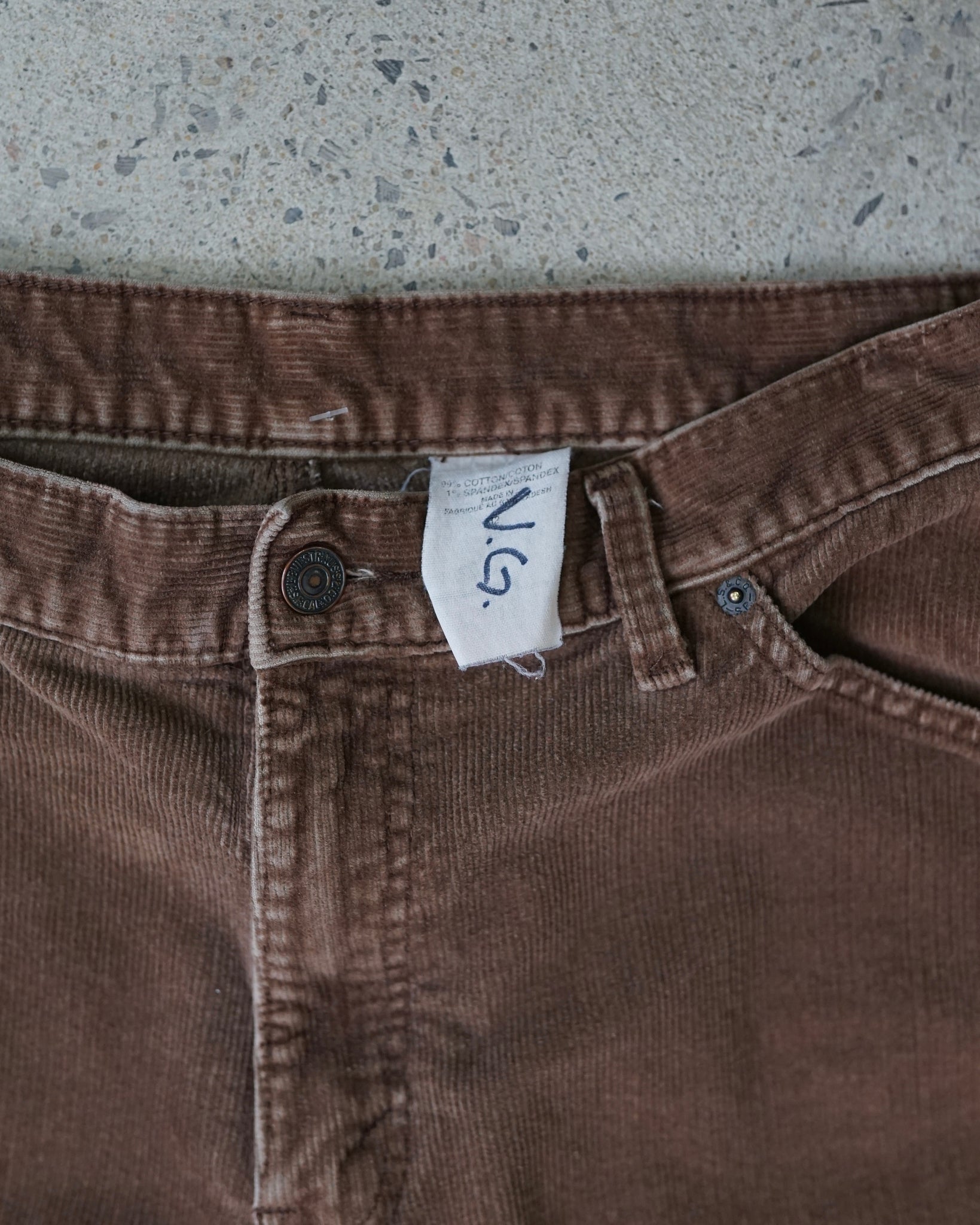 levi's orange tab bootcut corduroy pants