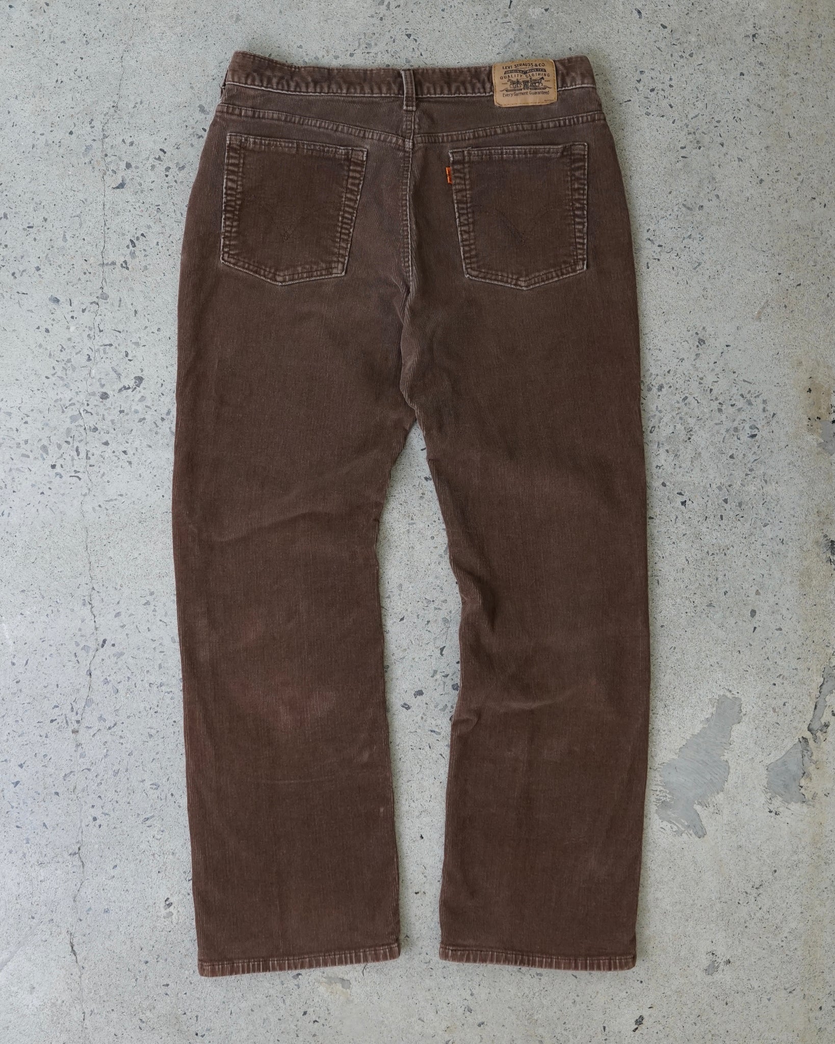 levi's orange tab bootcut corduroy pants