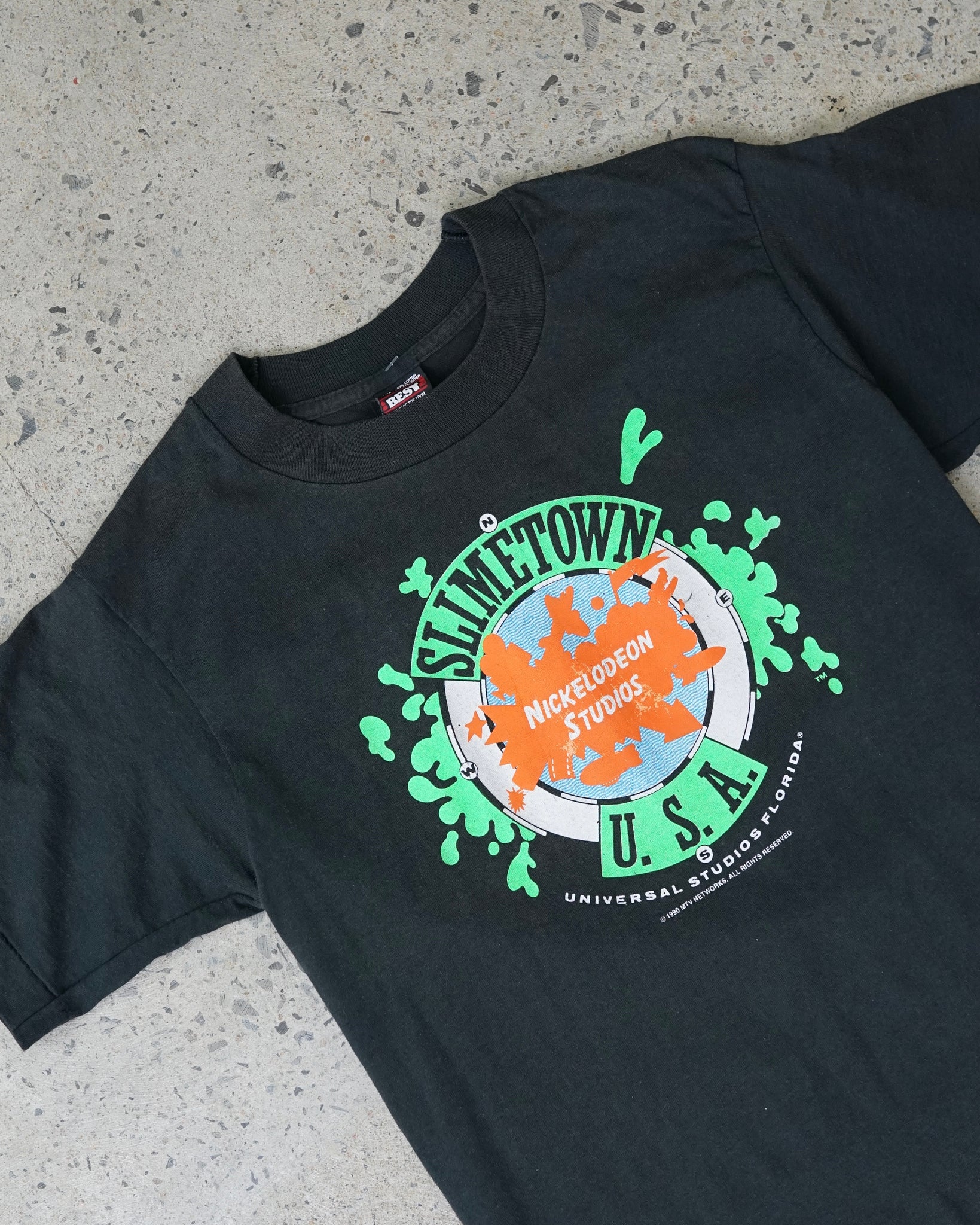 nickelodeon studios 1990 t-shirt - XS