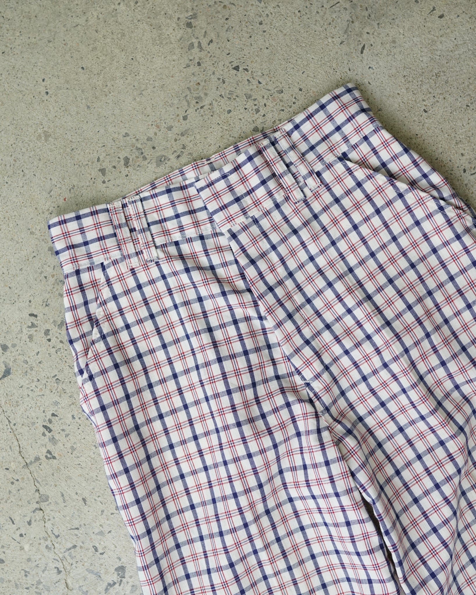 vintage plaid pants - 26x32