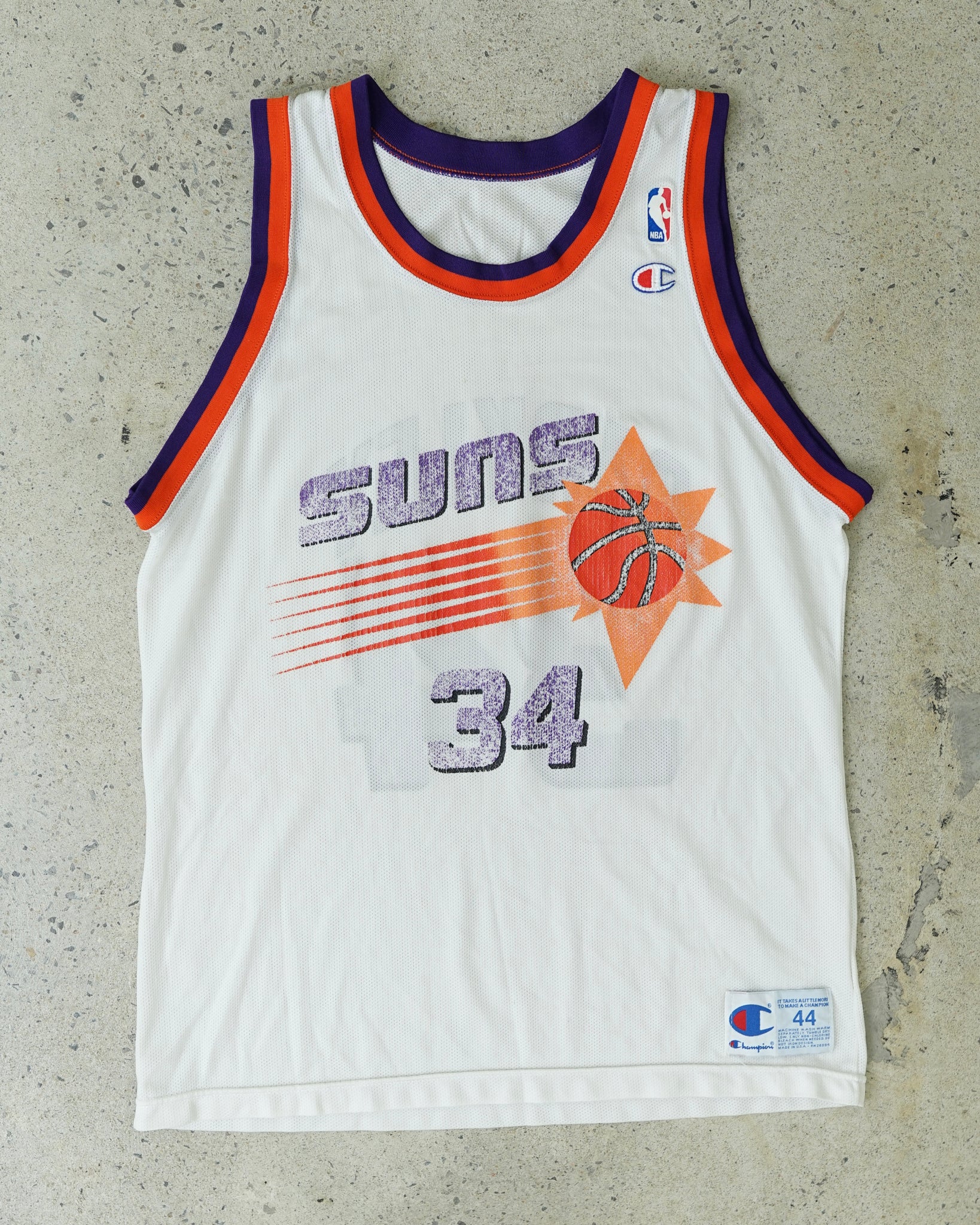 phoenix suns barkley nba champion jersey - large