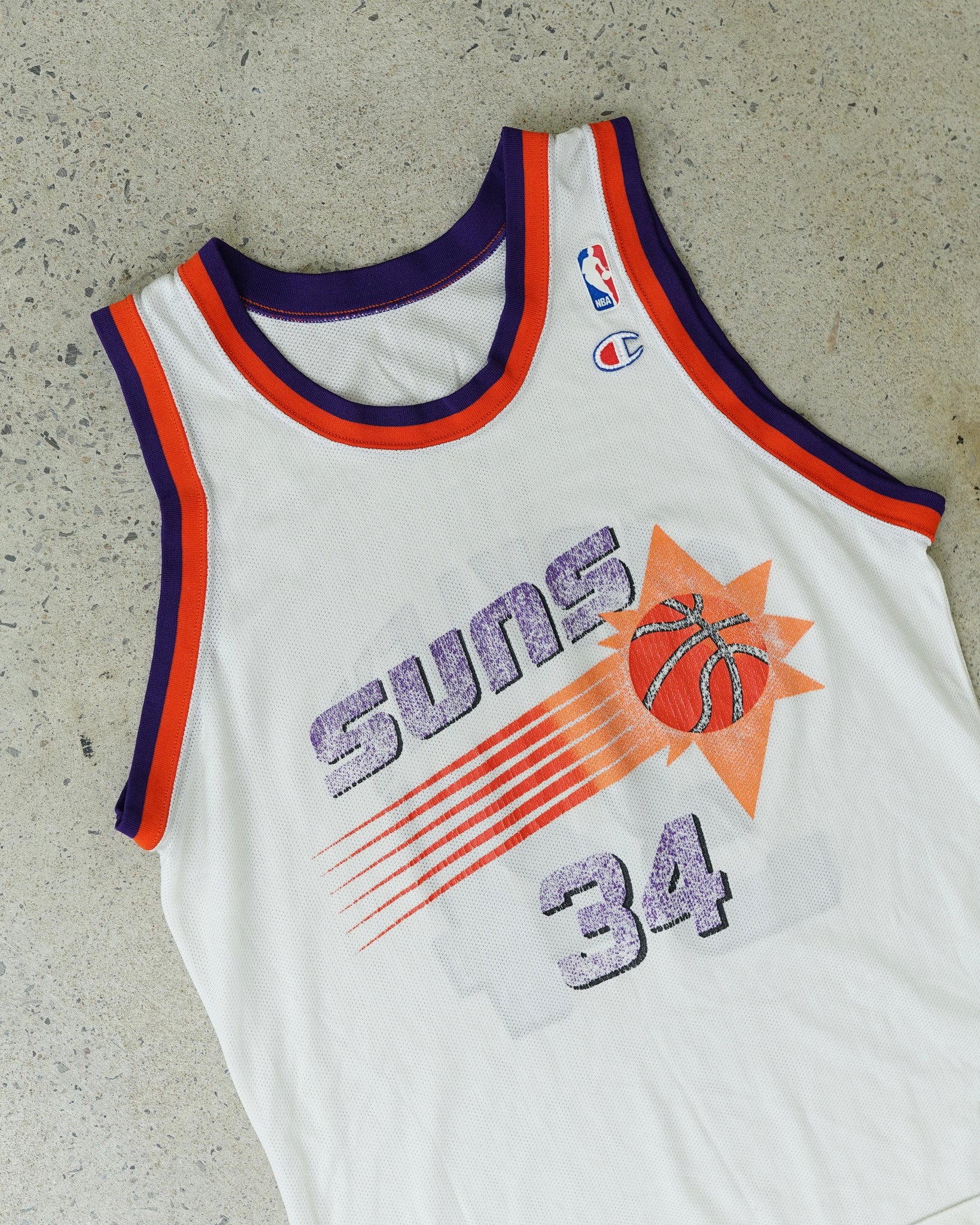 phoenix suns barkley nba champion jersey - large