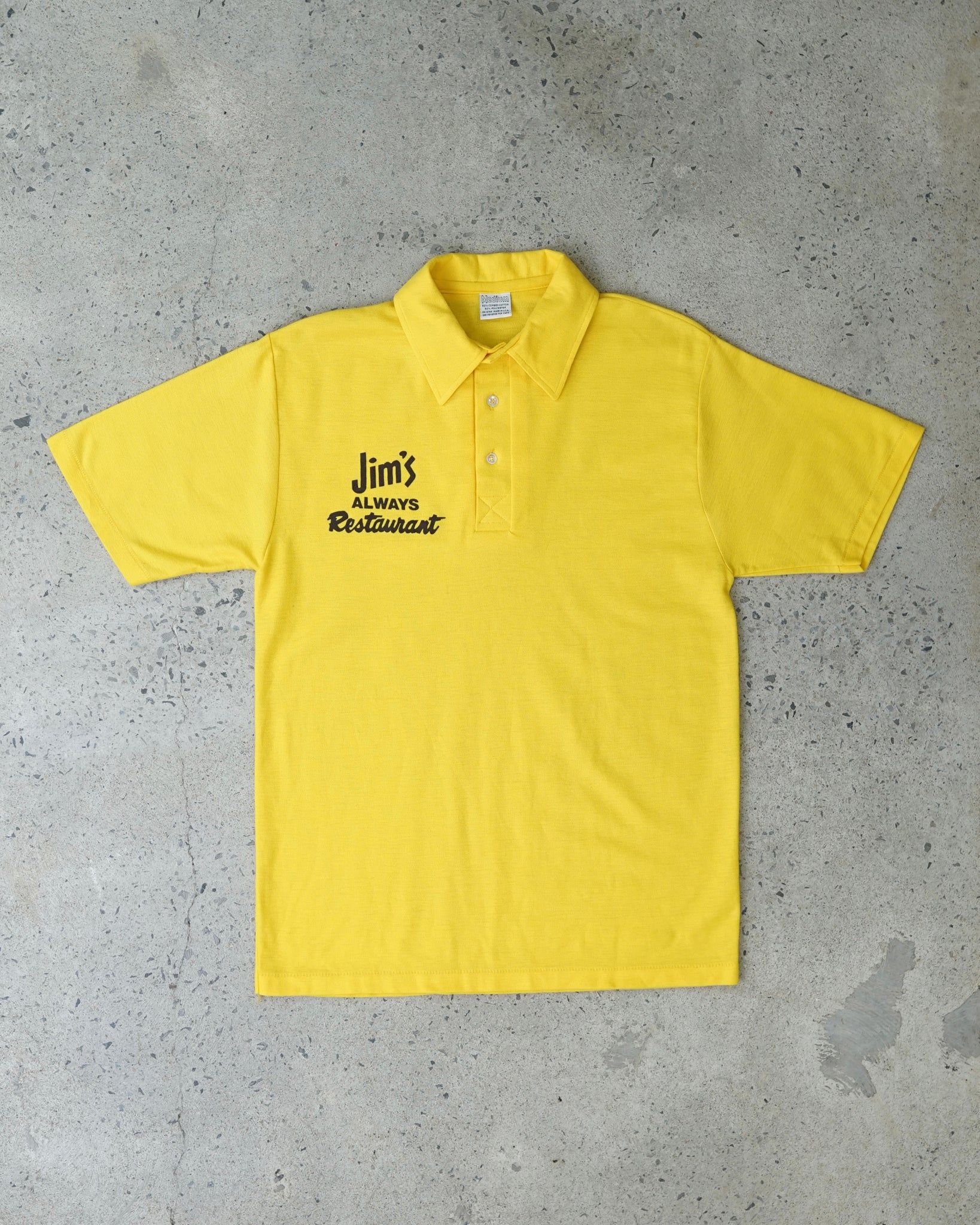 jim's always restaurant polo shirt